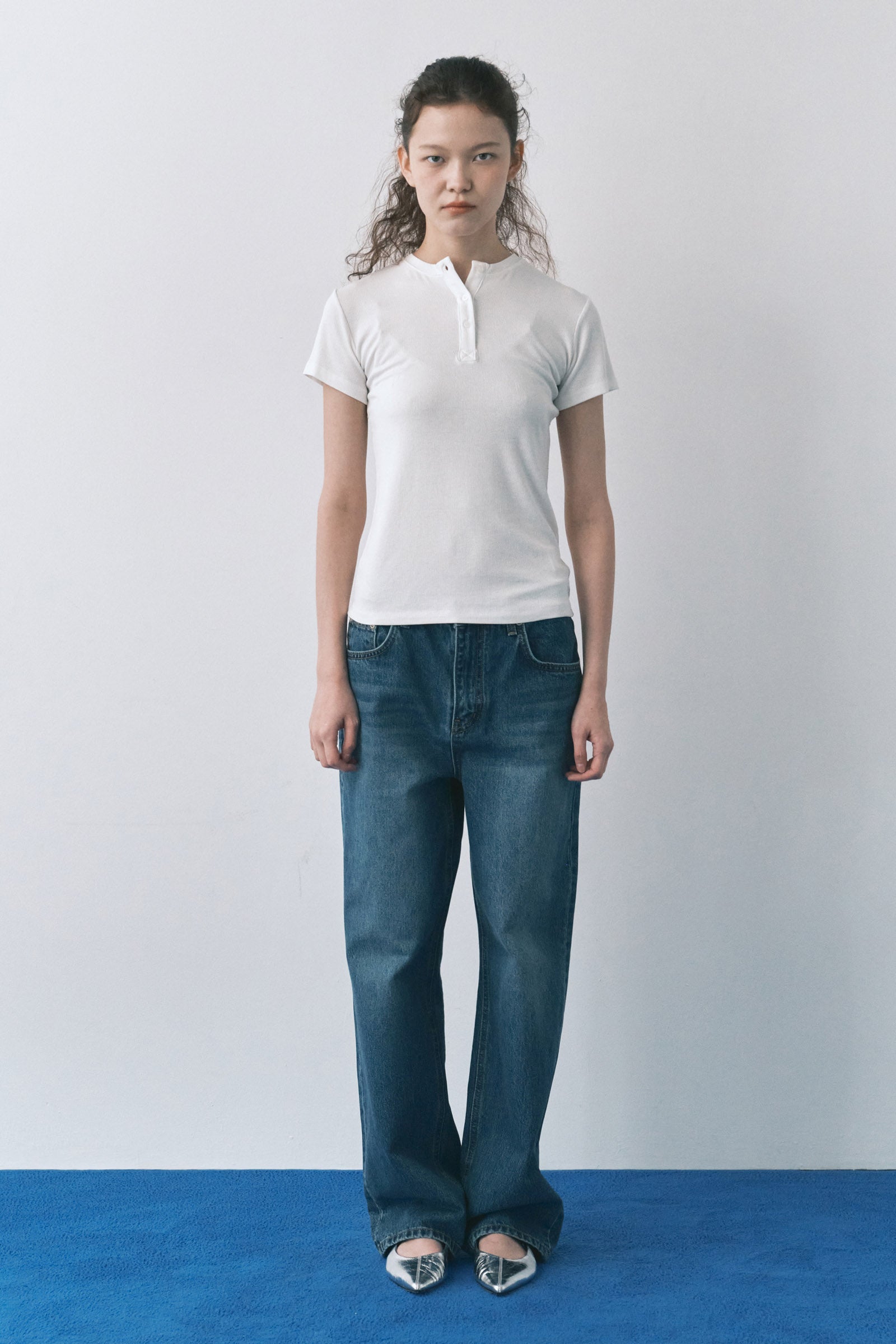 BLUE WASHED SEMI WIDE JEANS_BLUE