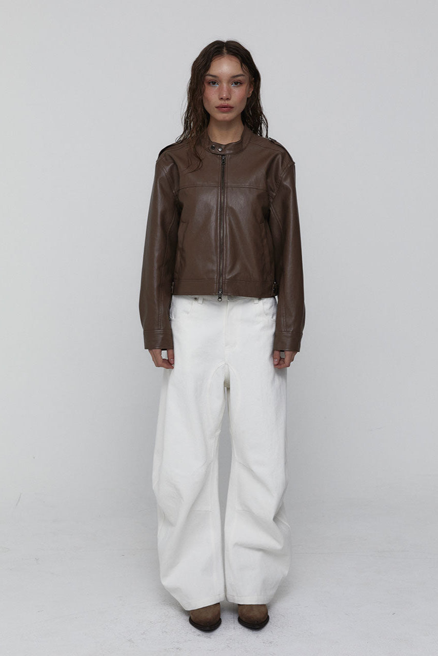 25SS CURVED COTTON PANTS_WHITE