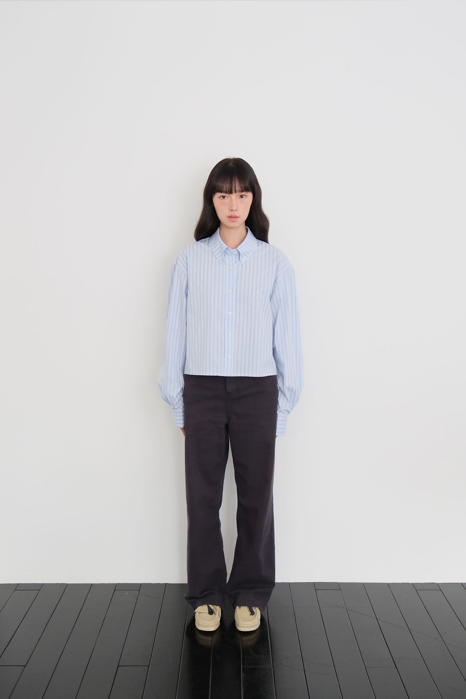 TIDY CROP SHIRTS_BLUE