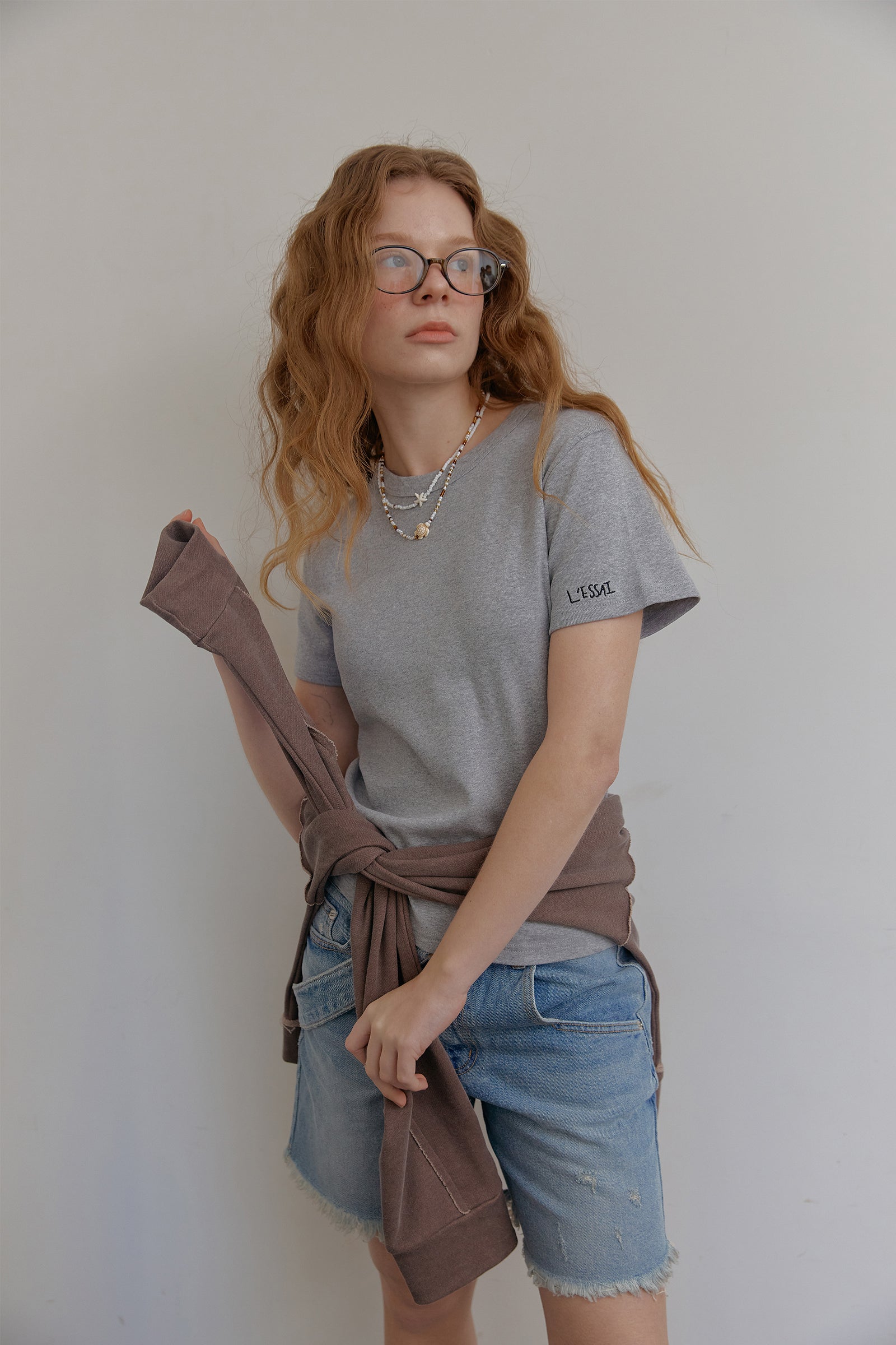 COTTON BASIC T-SHIRT_GREY