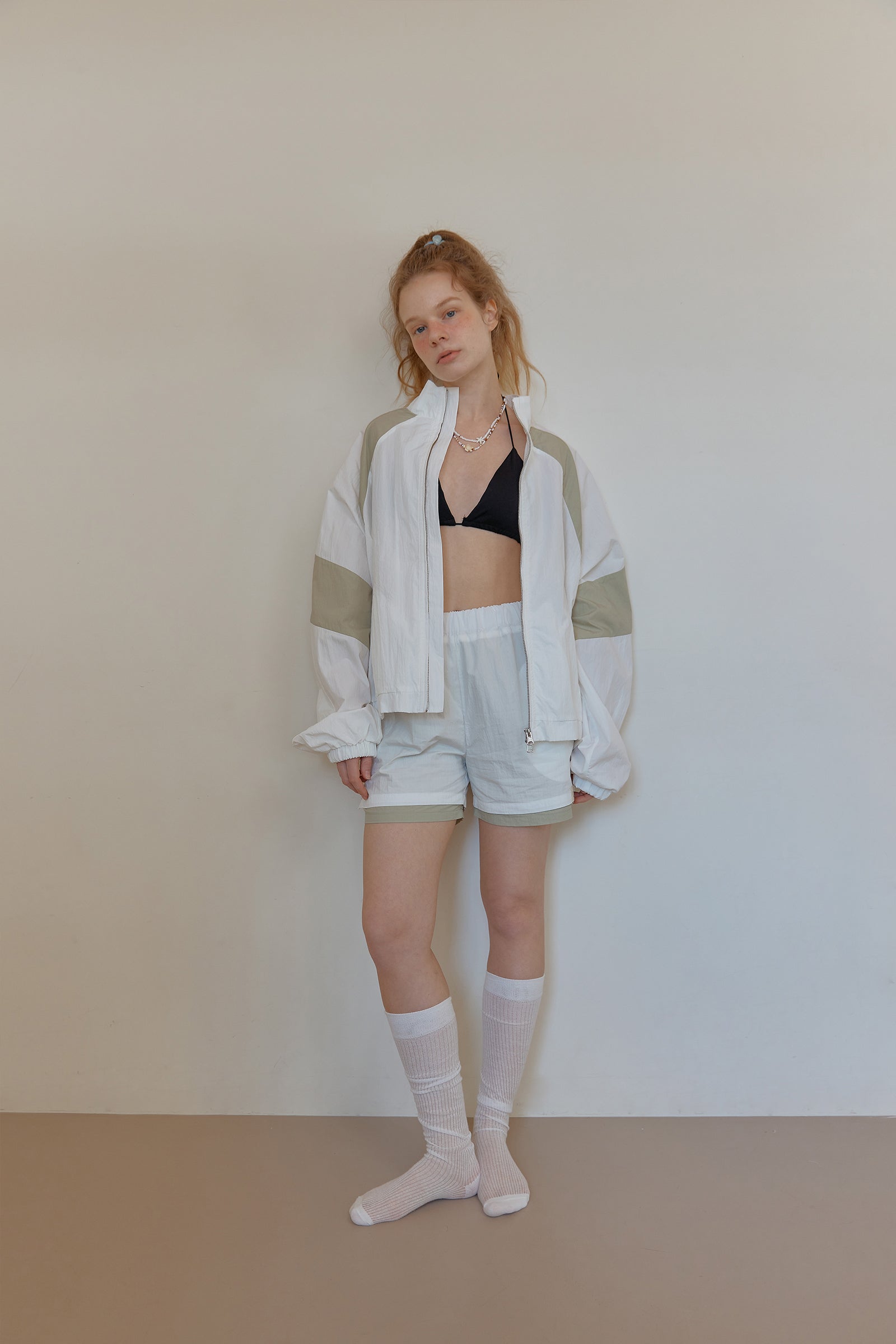 2-WAY OVER FIT WINDBREAKER_WHITE