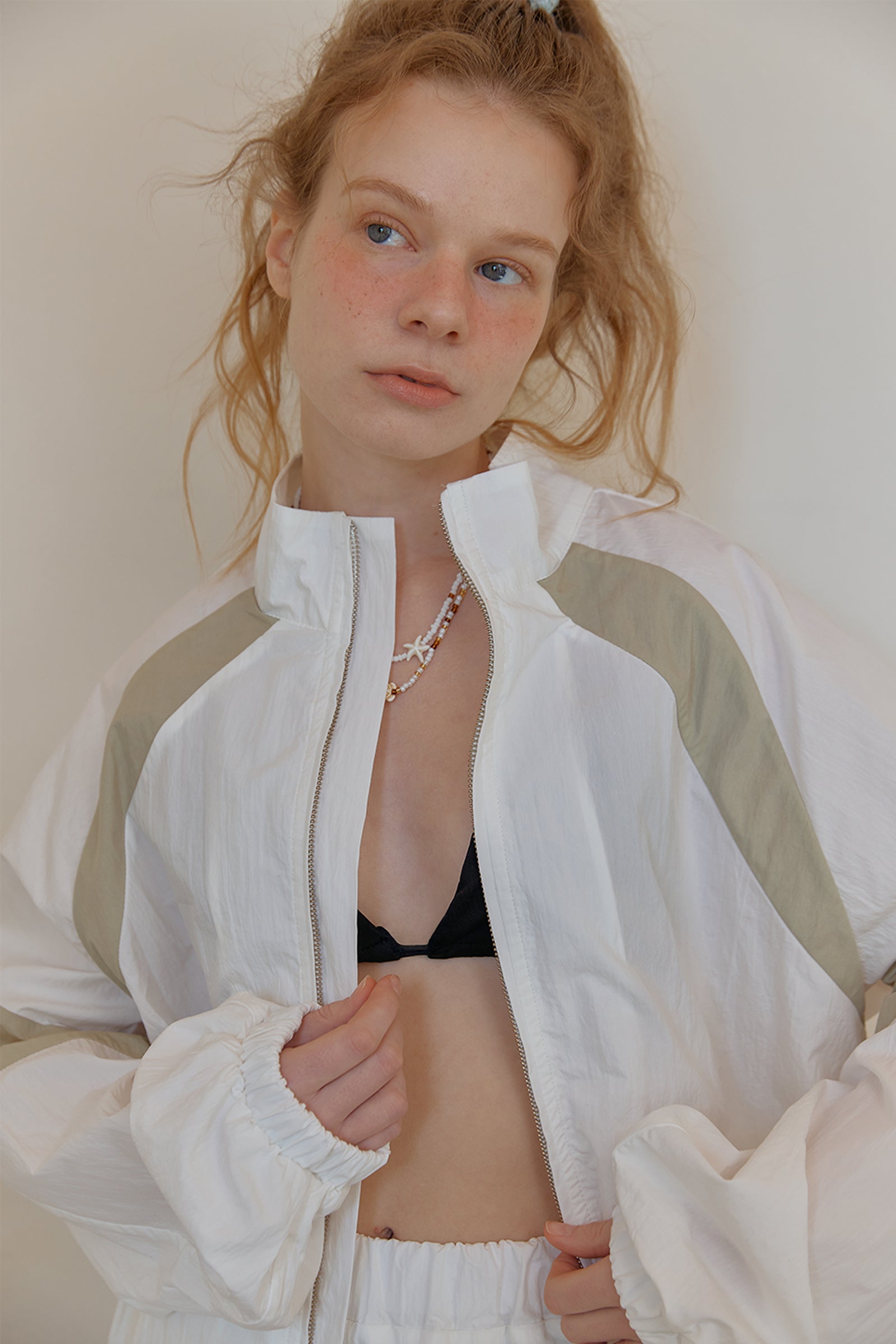 2-WAY OVER FIT WINDBREAKER_WHITE