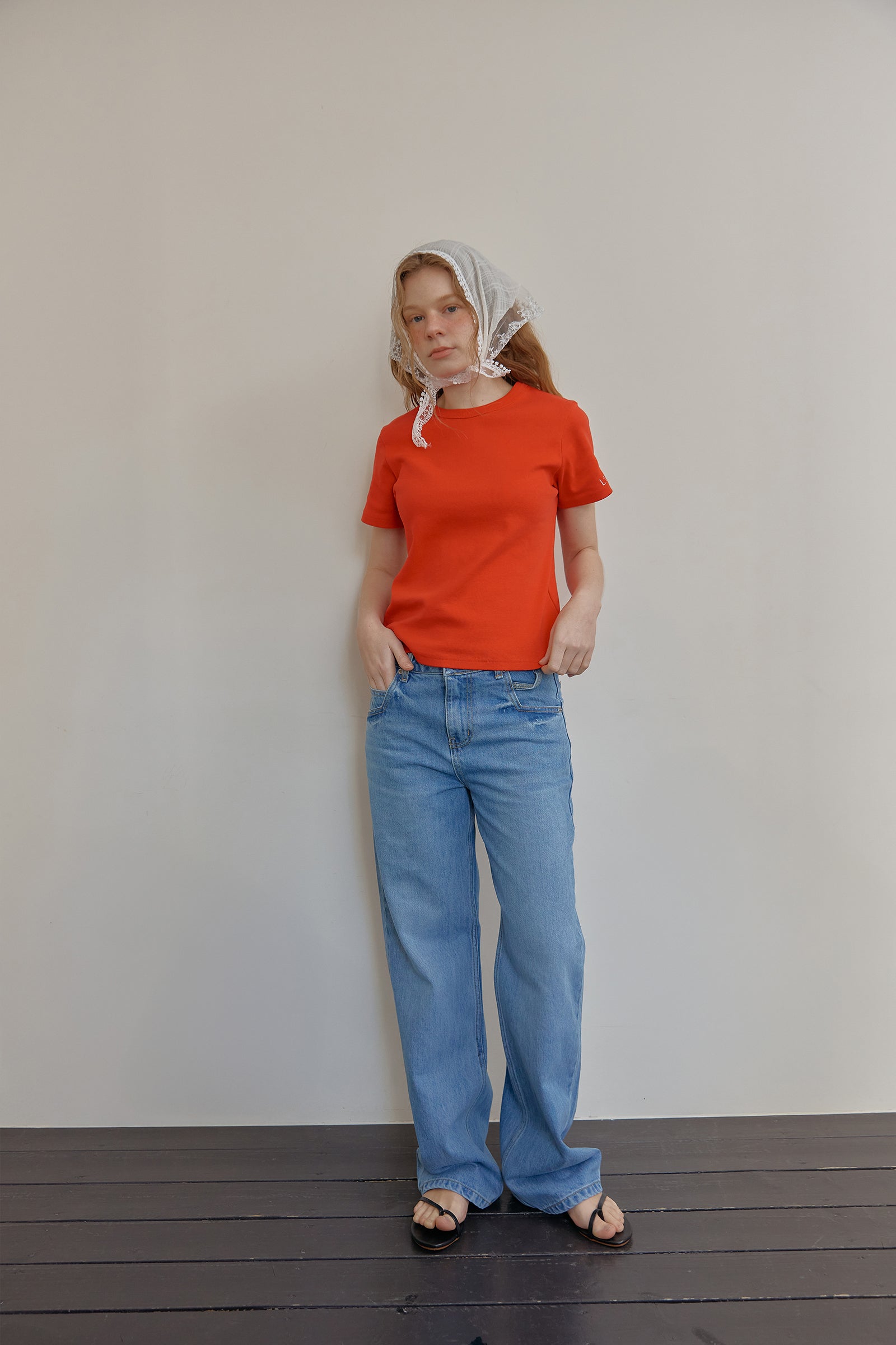 COTTON BASIC T-SHIRT_RED