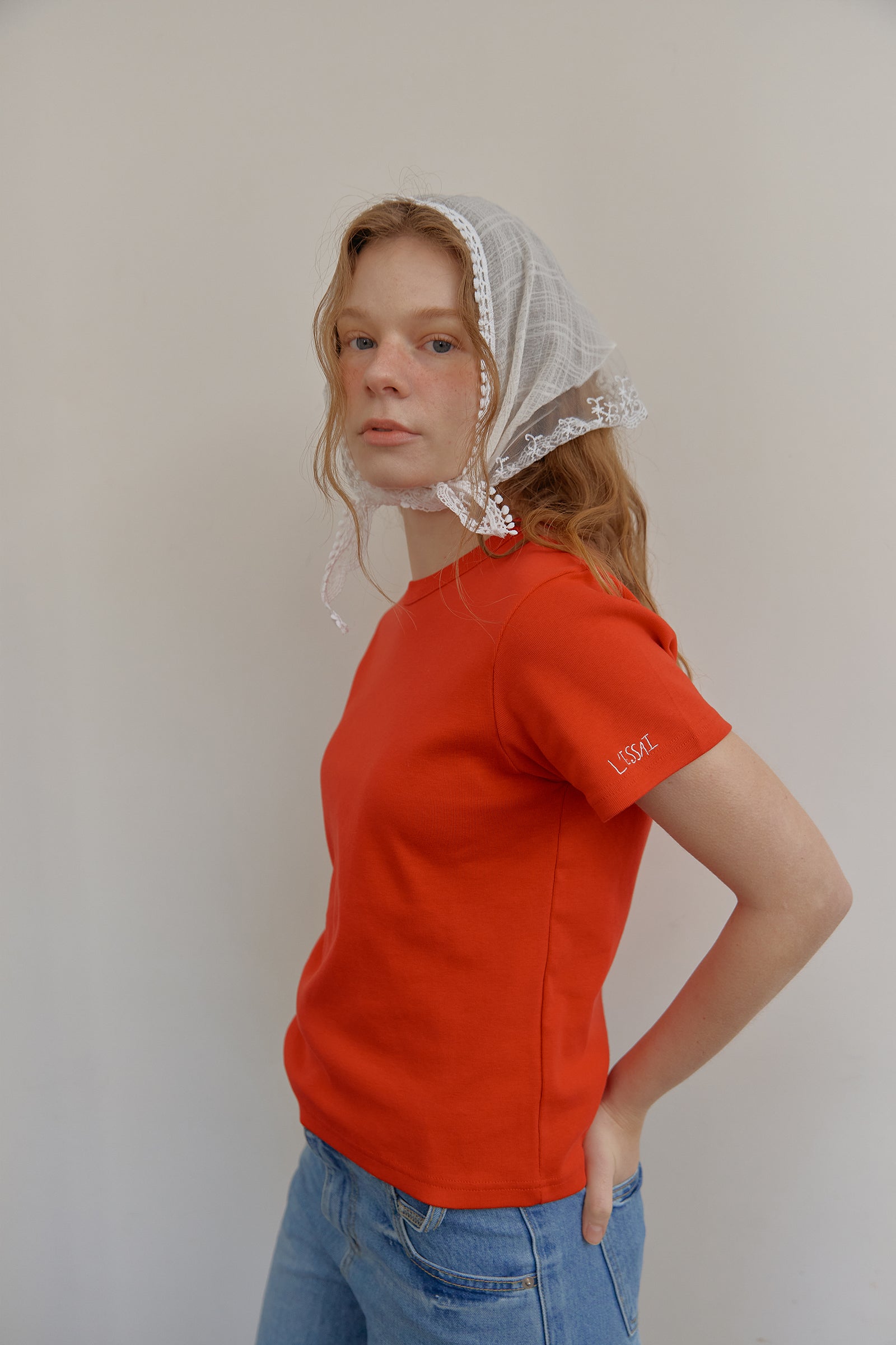 COTTON BASIC T-SHIRT_RED