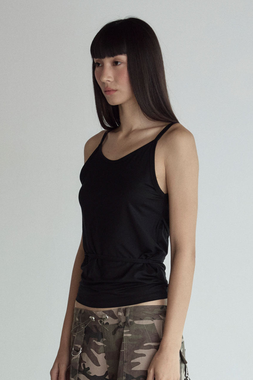 BACKLESS STRAP TOP_BLACK