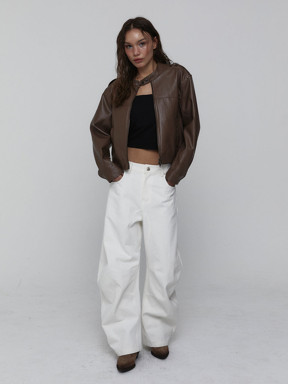 25SS CURVED COTTON PANTS_WHITE