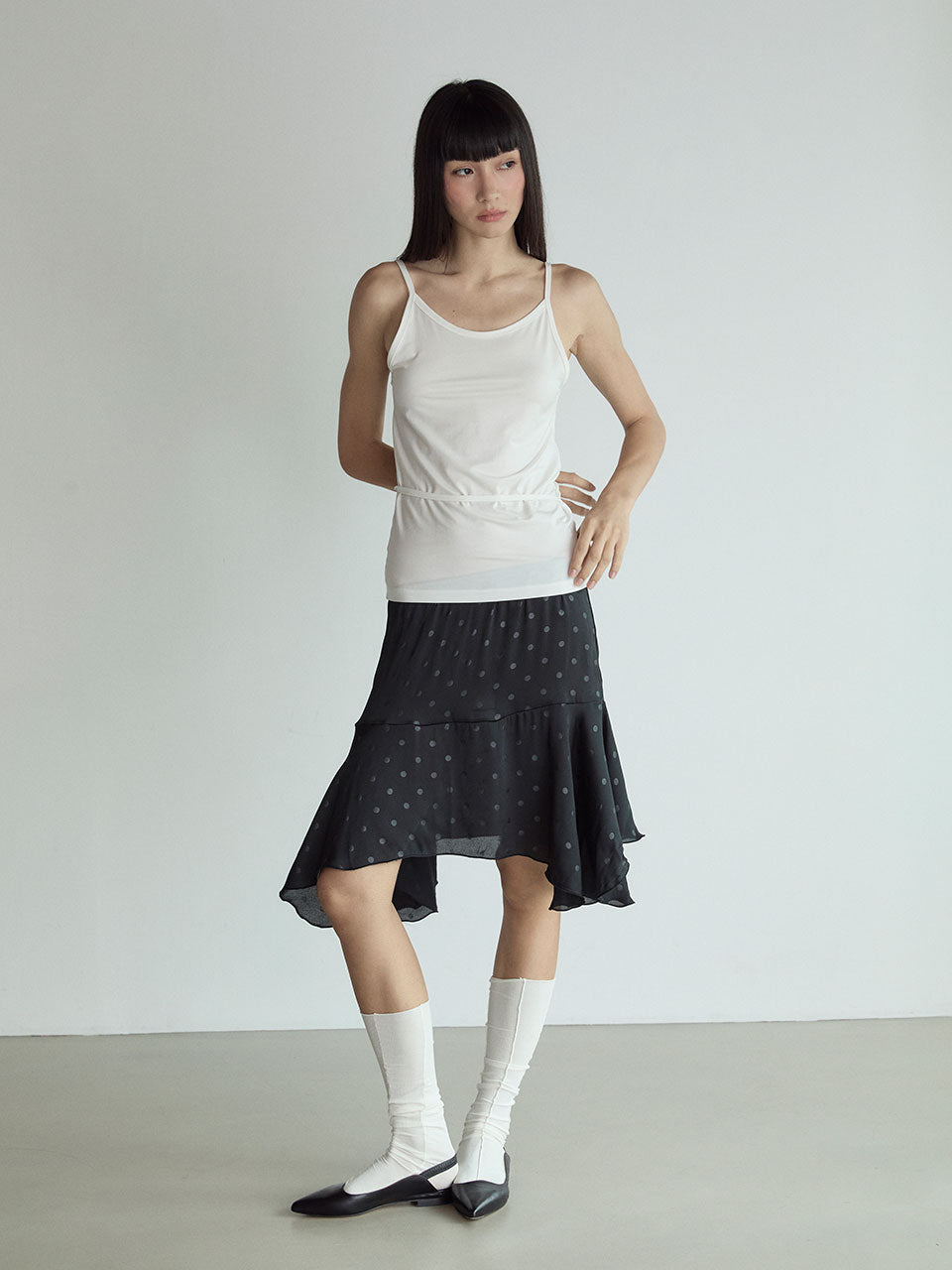 BACKLESS STRAP TOP_WHITE