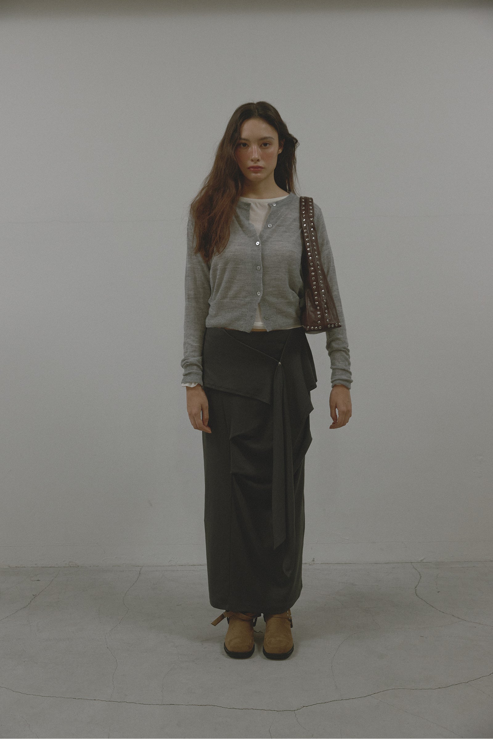 LEATHER BOHO STUD BAG_BURGUNDY