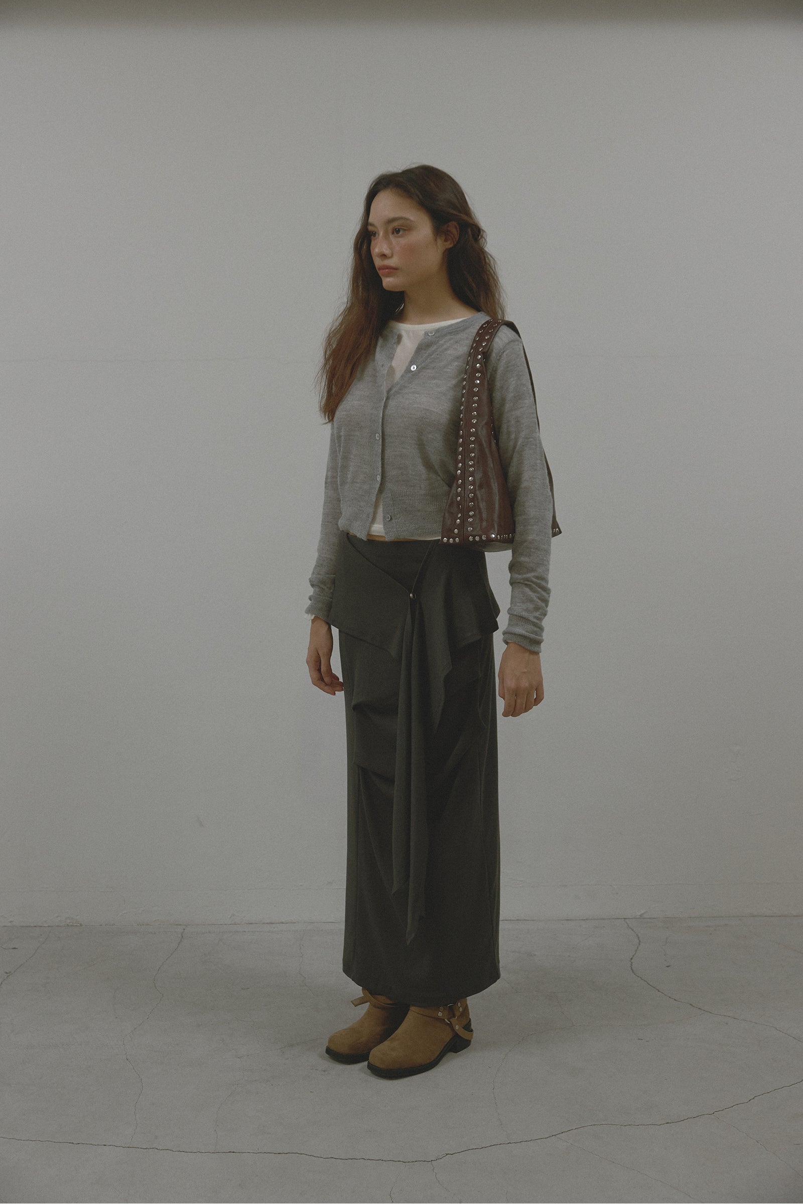 LEATHER BOHO STUD BAG_BURGUNDY