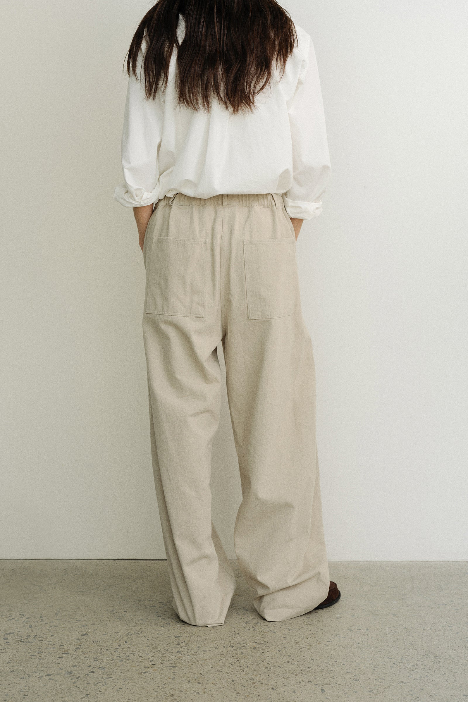 ANDY SUEDE PANTS_BEIGE