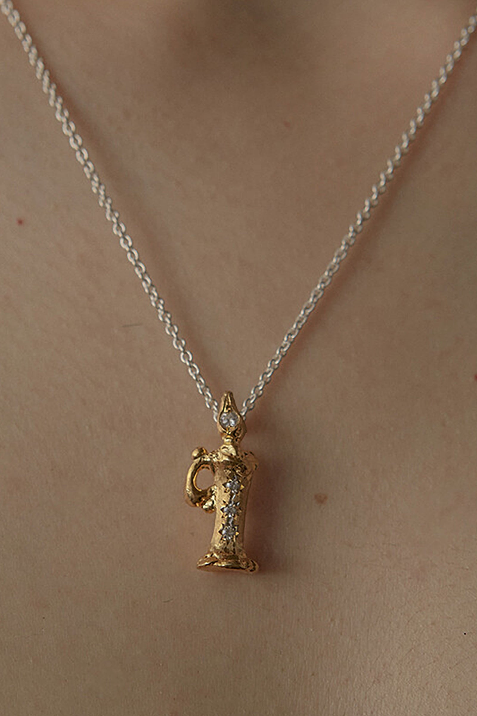 MY STELLA CANDLE NECKLACE_SILVER