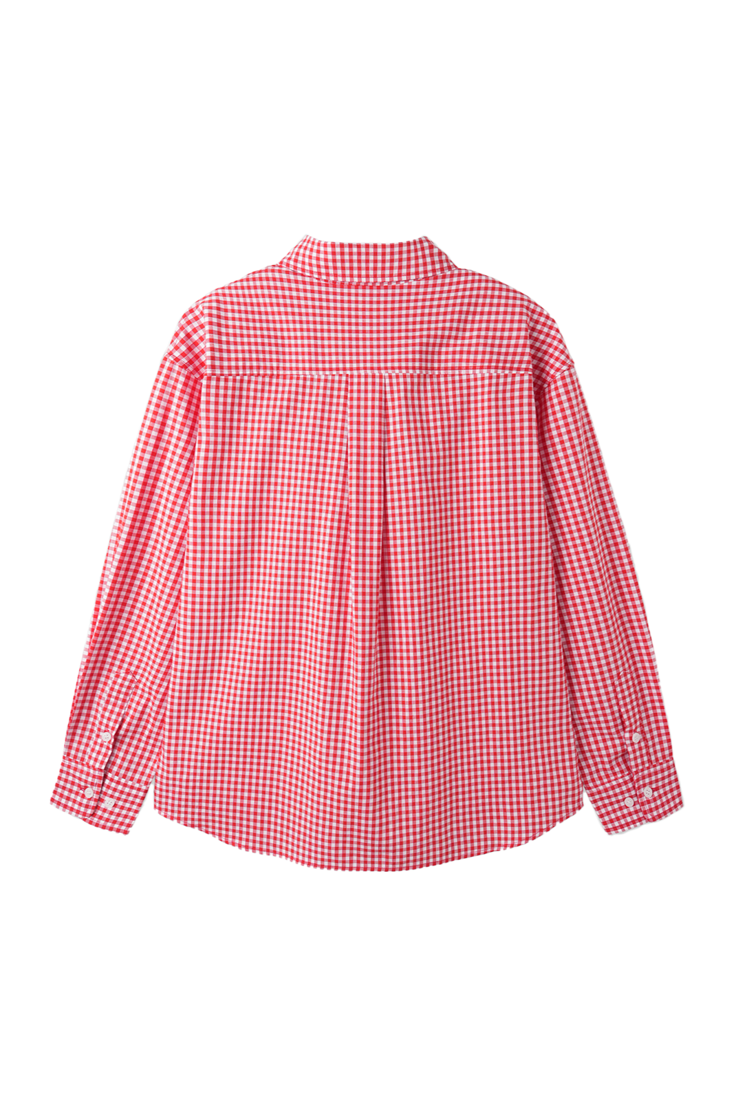 GINGHAM CHECK SHIRT_RED