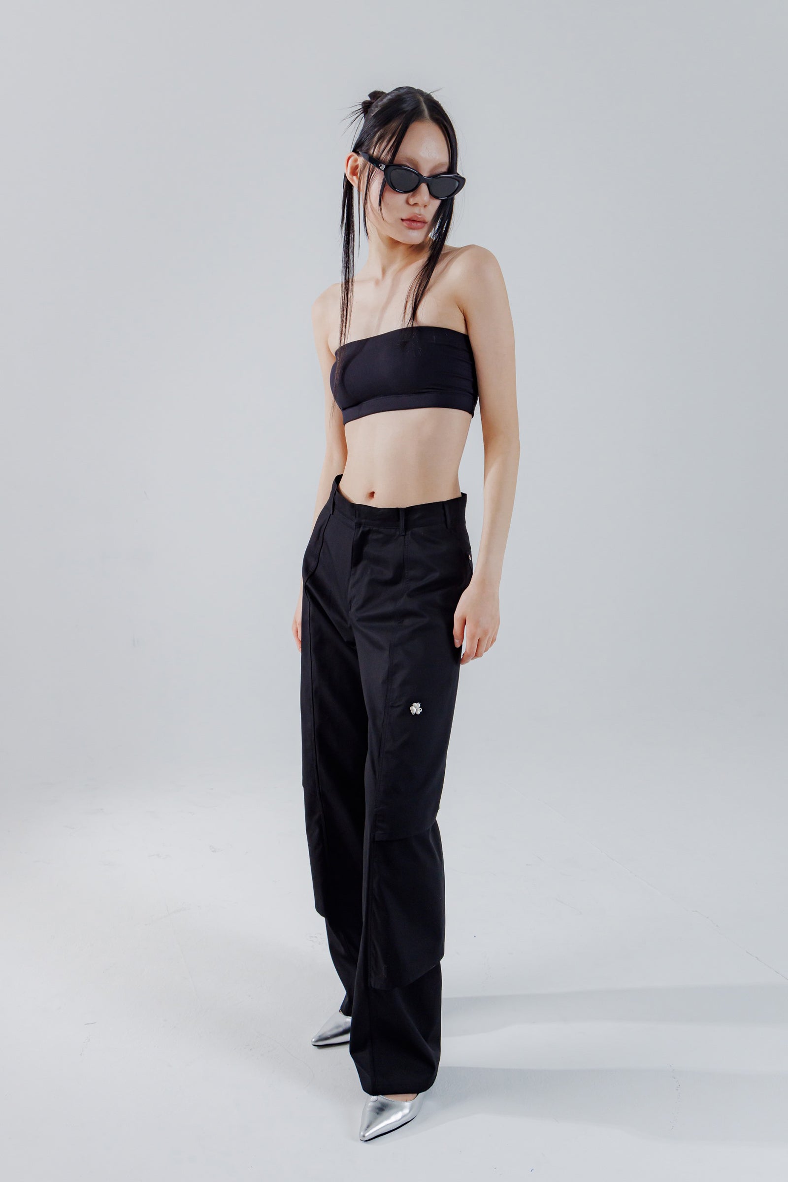 MULTI LAYERED PANTS_BLACK