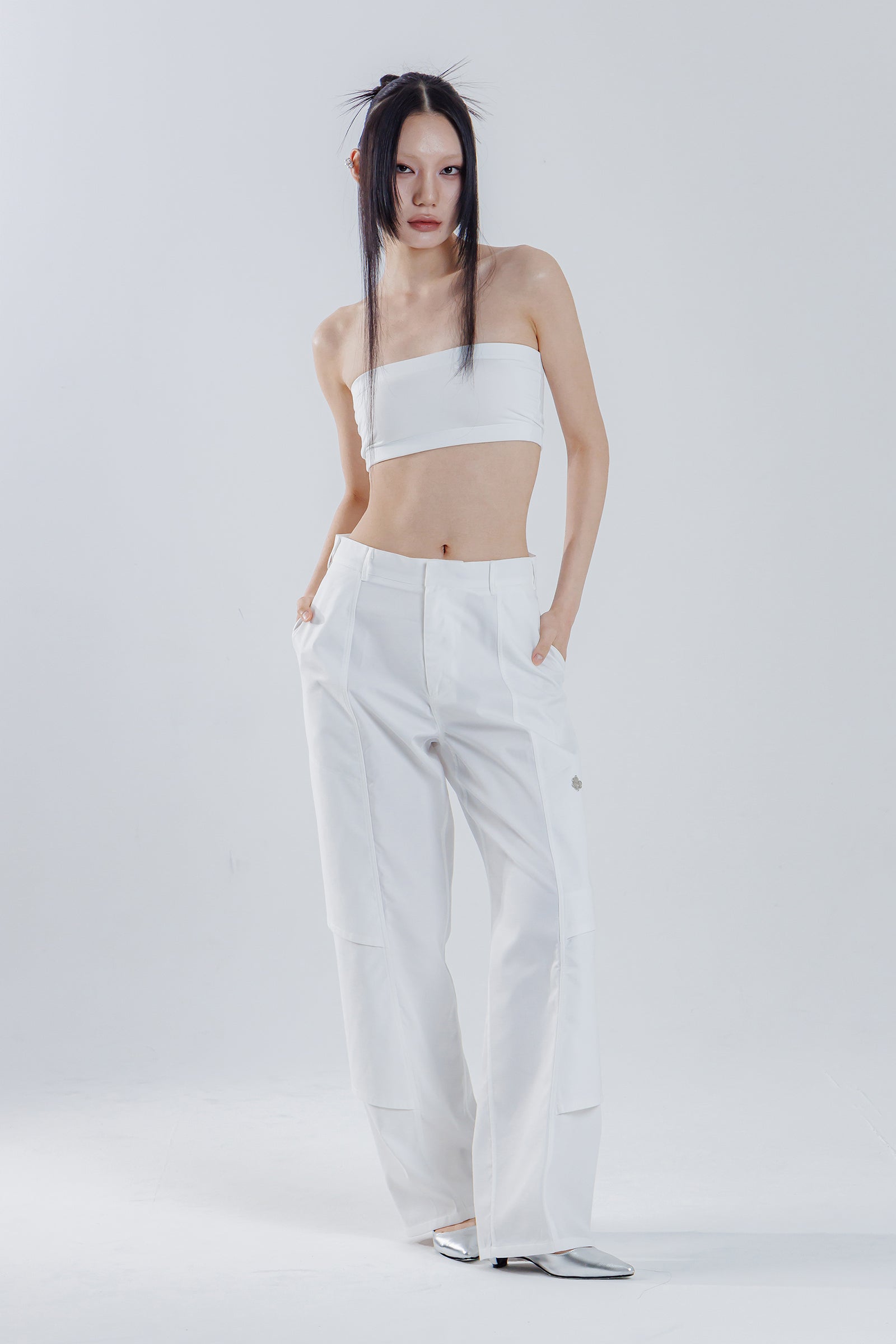 MULTI LAYERED PANTS_WHITE