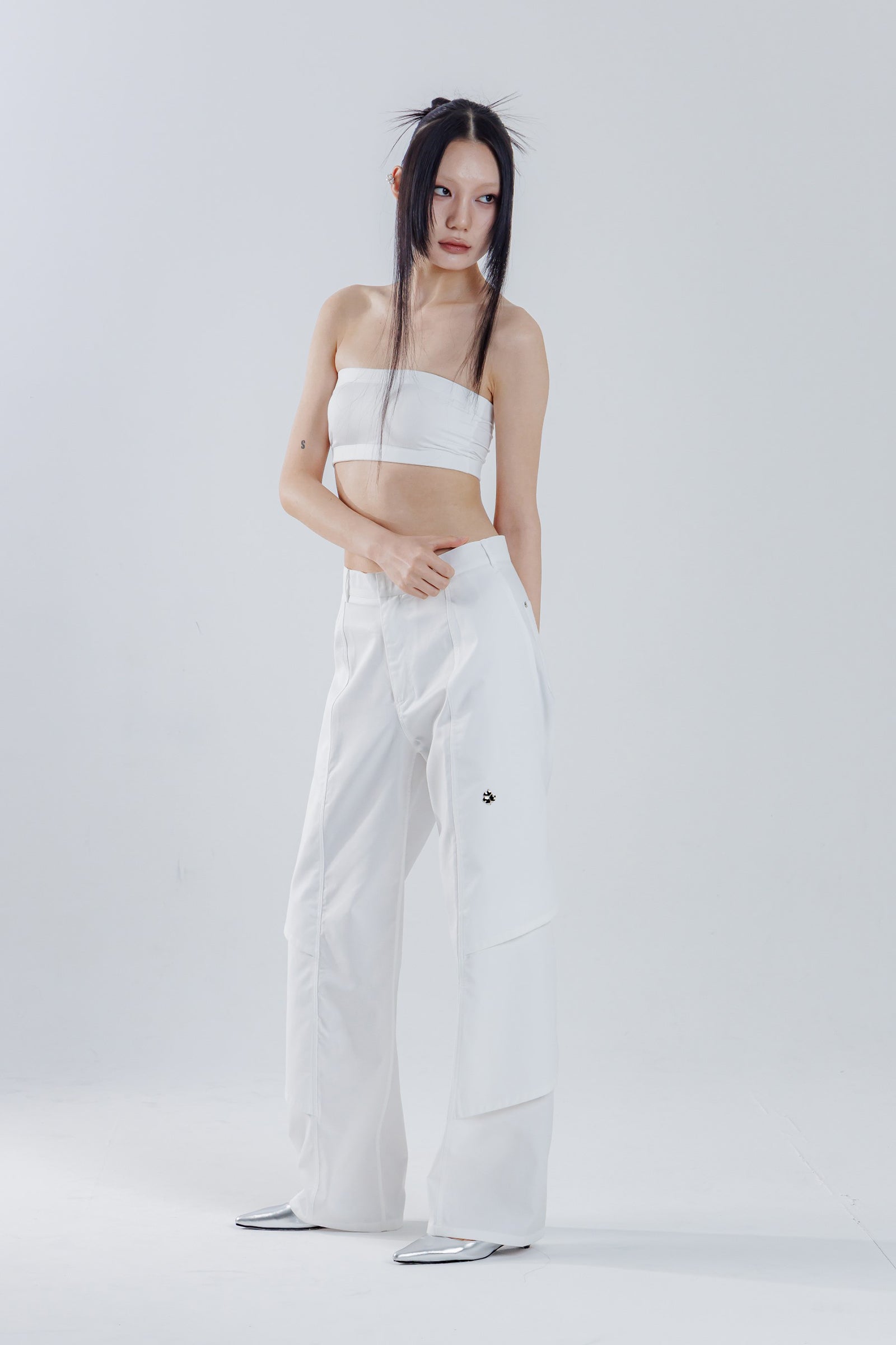 MULTI LAYERED PANTS_WHITE