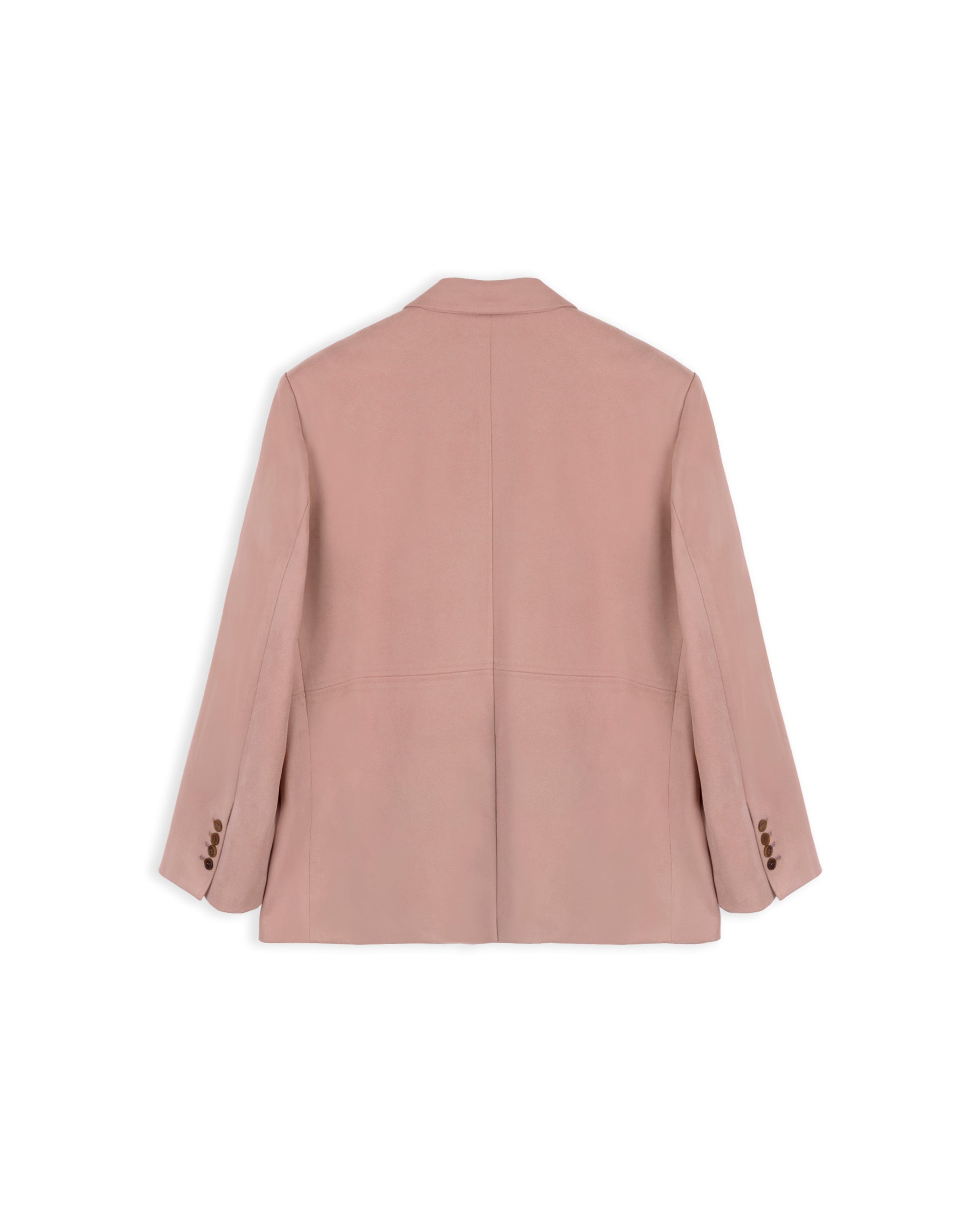 STITCH SUEDE JACKET_PINK