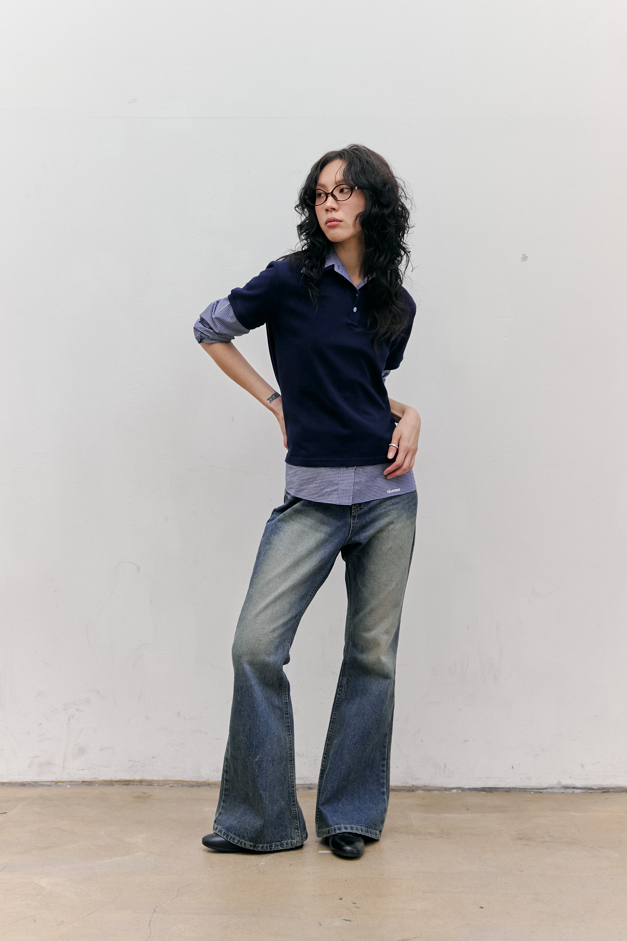 COTTON PK POLO SHIRTS_NAVY