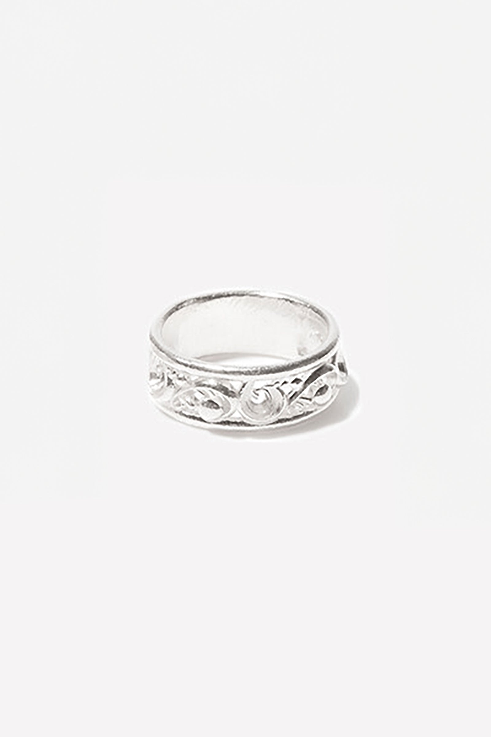 VINE RING_SILVER (MEDIUM)