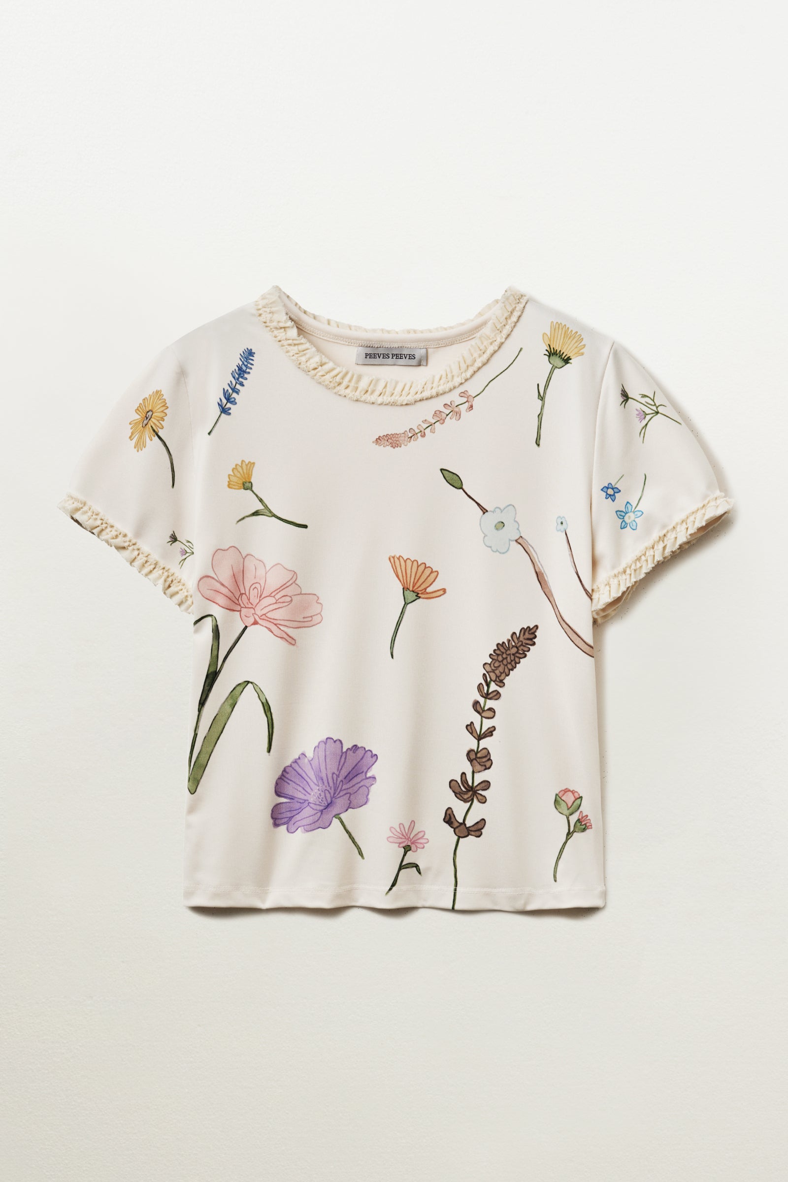WILD FLOWER DRAWING TOP_CREAM
