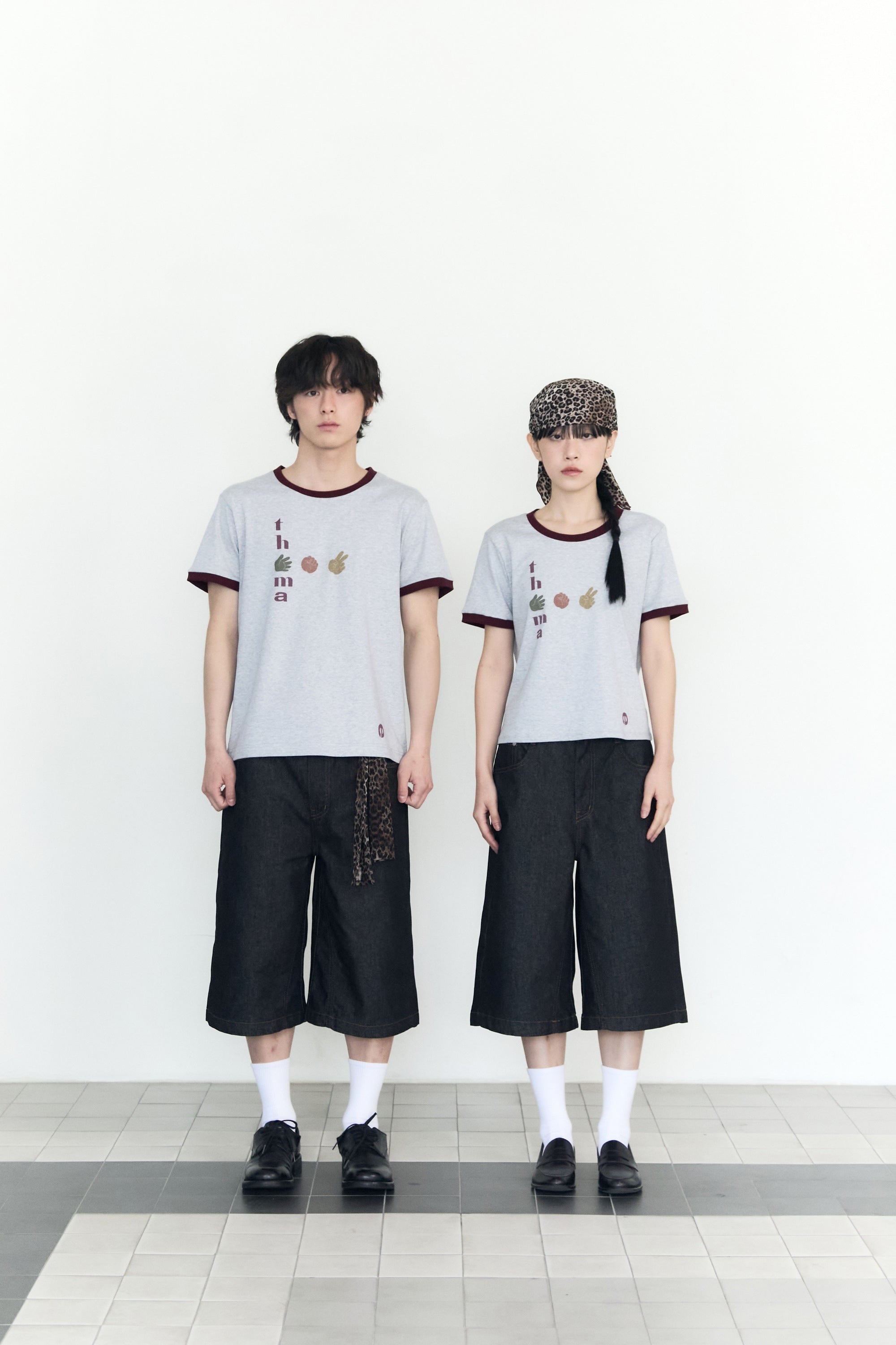 PLAYFUL RINGER TEE_GREY