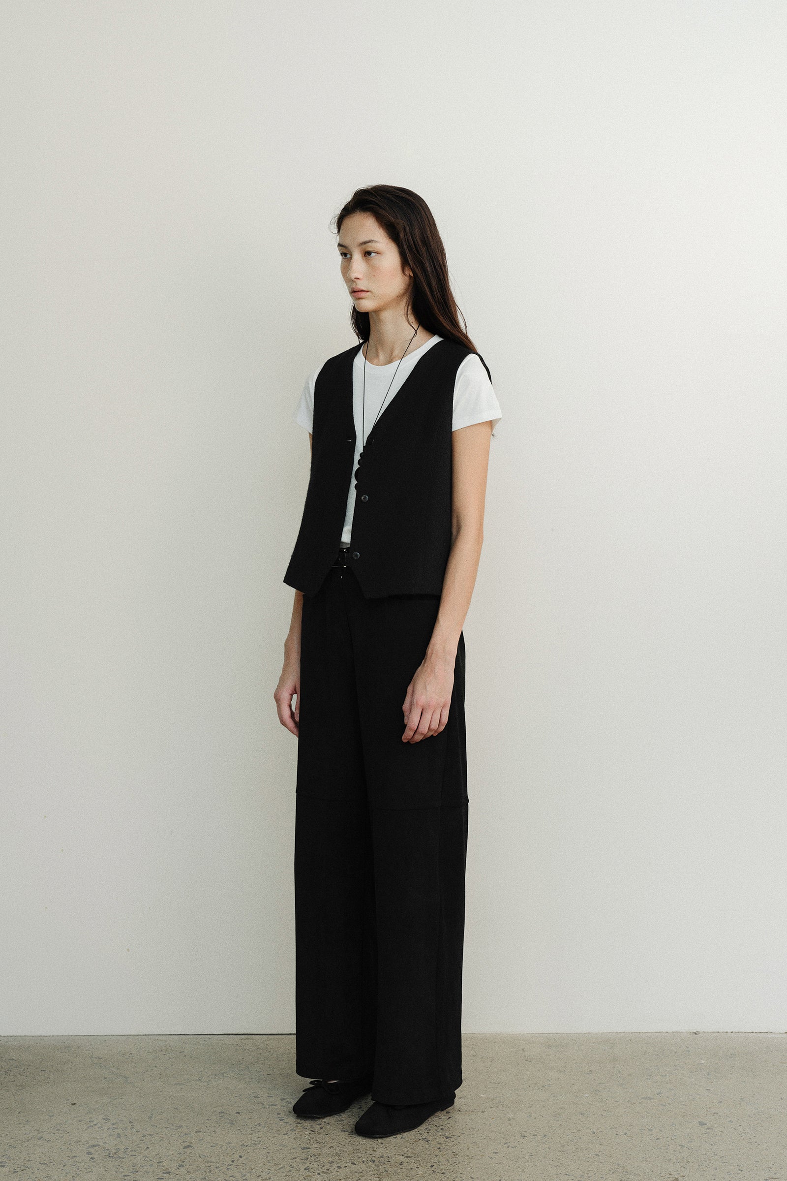 ANDY SUEDE PANTS_BLACK