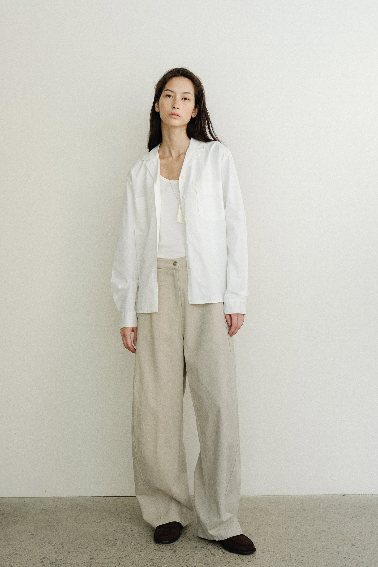 ANDY SUEDE PANTS_BEIGE