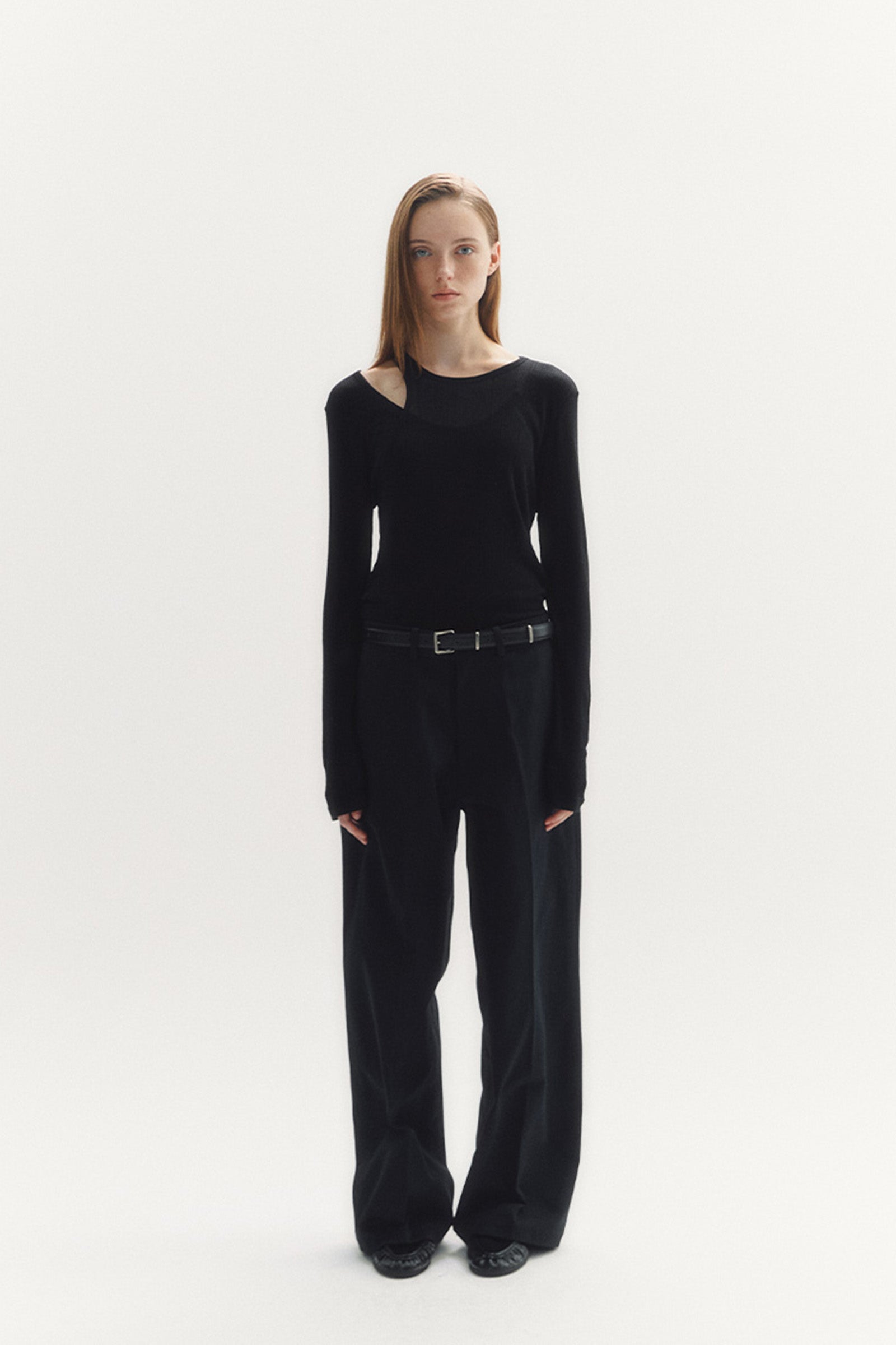 CLASSIC COTTON TROUSERS_BLACK