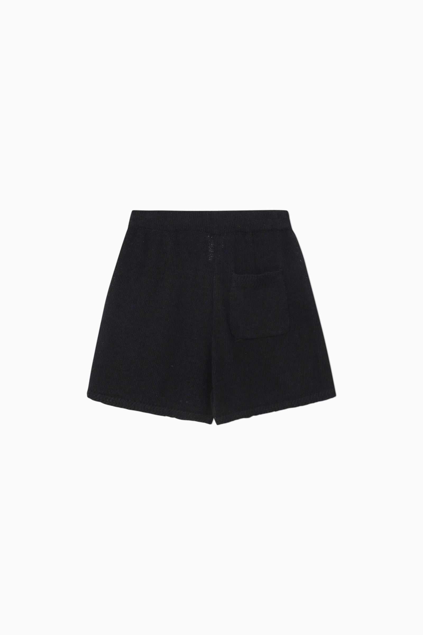 HARRIETTE KNIT SHORTS_BLACK