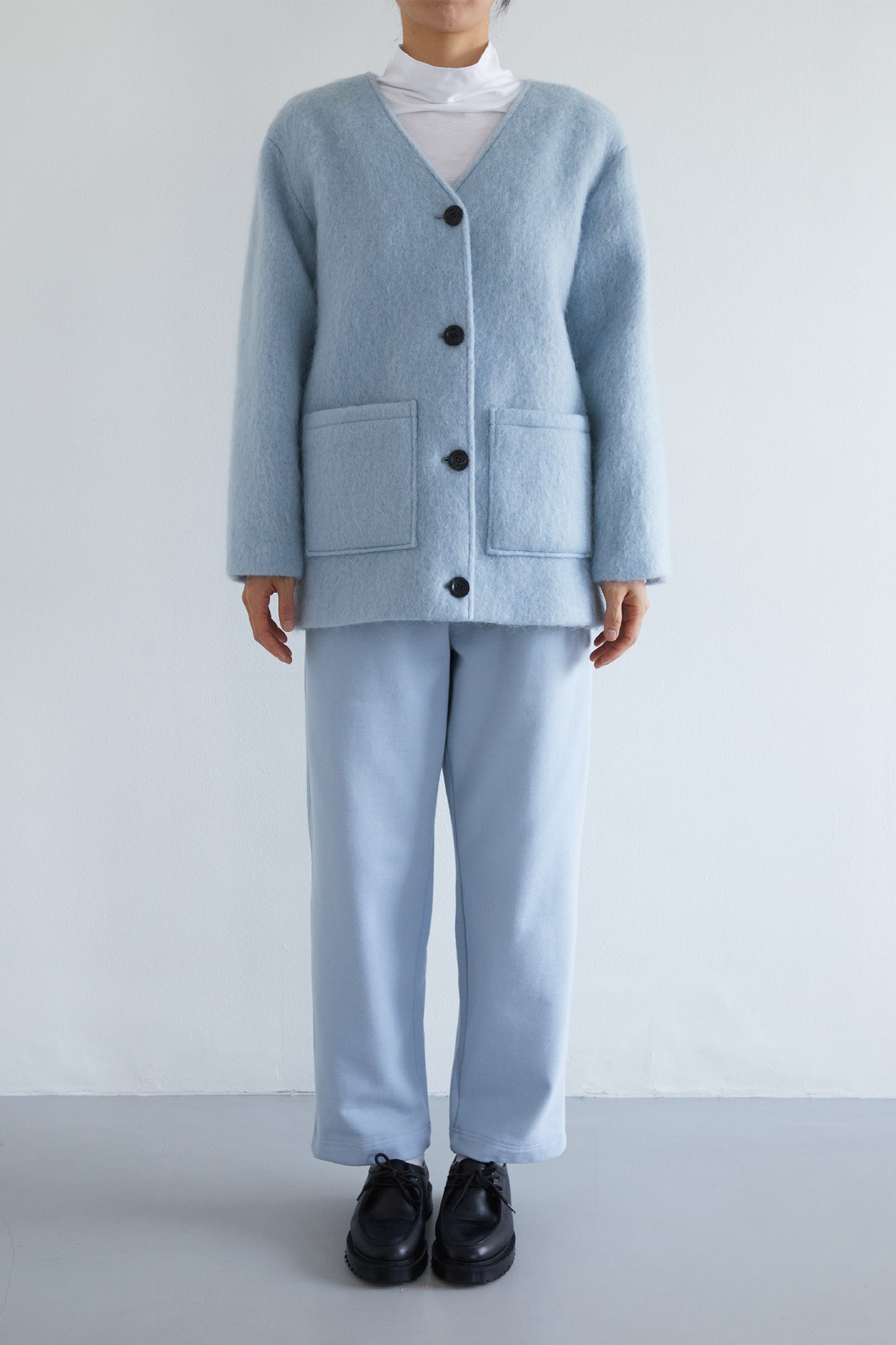 WOOL MOHAIR JACKET_LIGHT BLUE