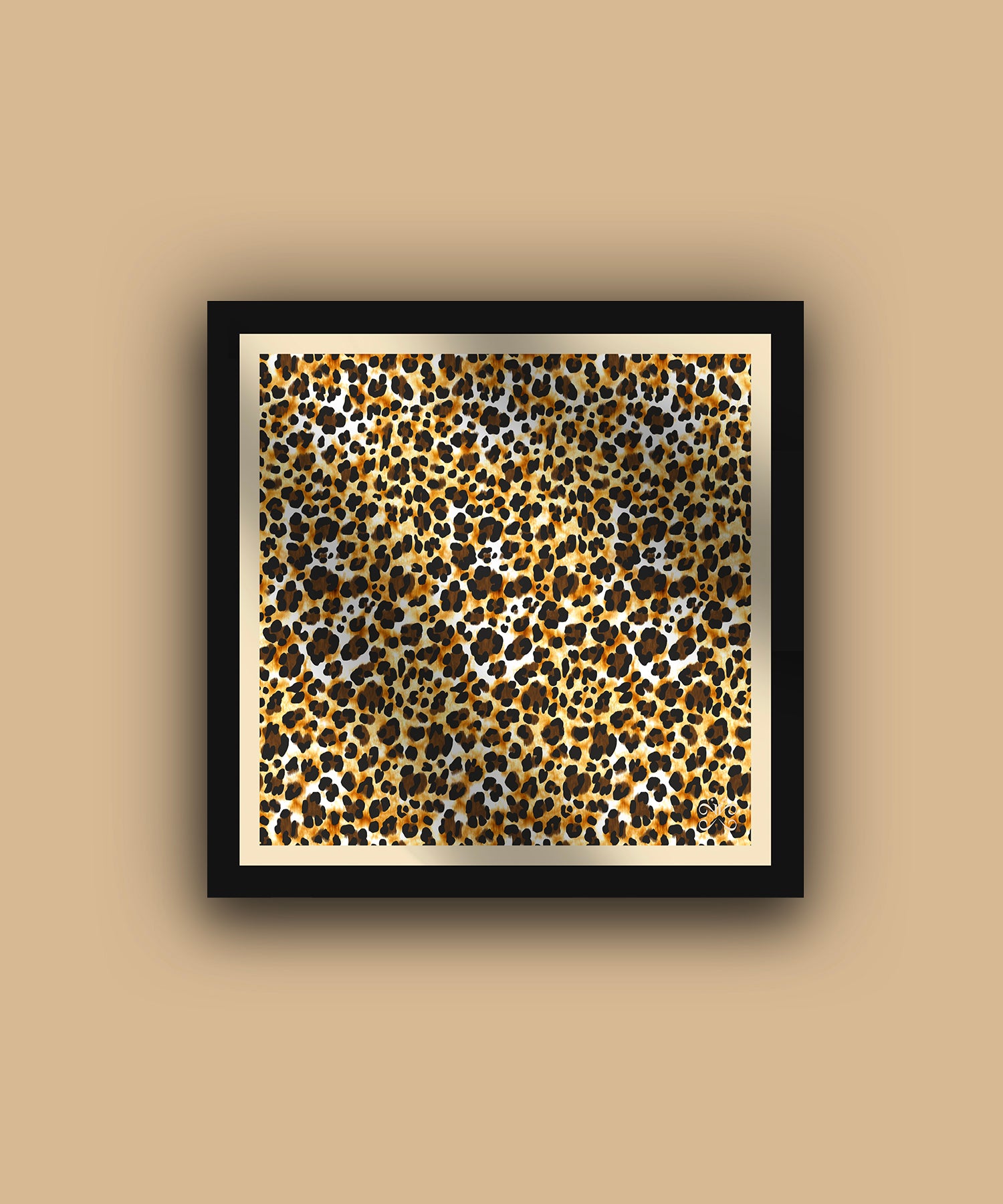 LEOPARD SILK SCARF