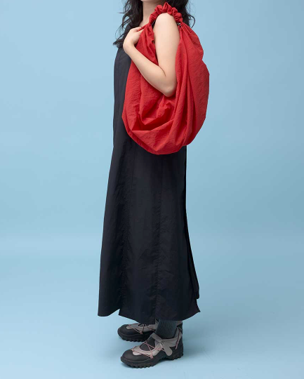 MID TANGLE TWIST BAG_RED