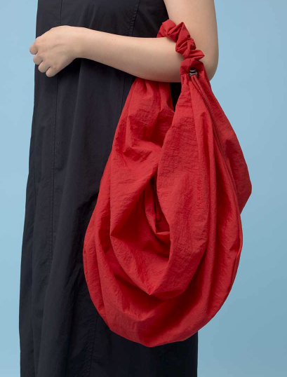 MID TANGLE TWIST BAG_RED