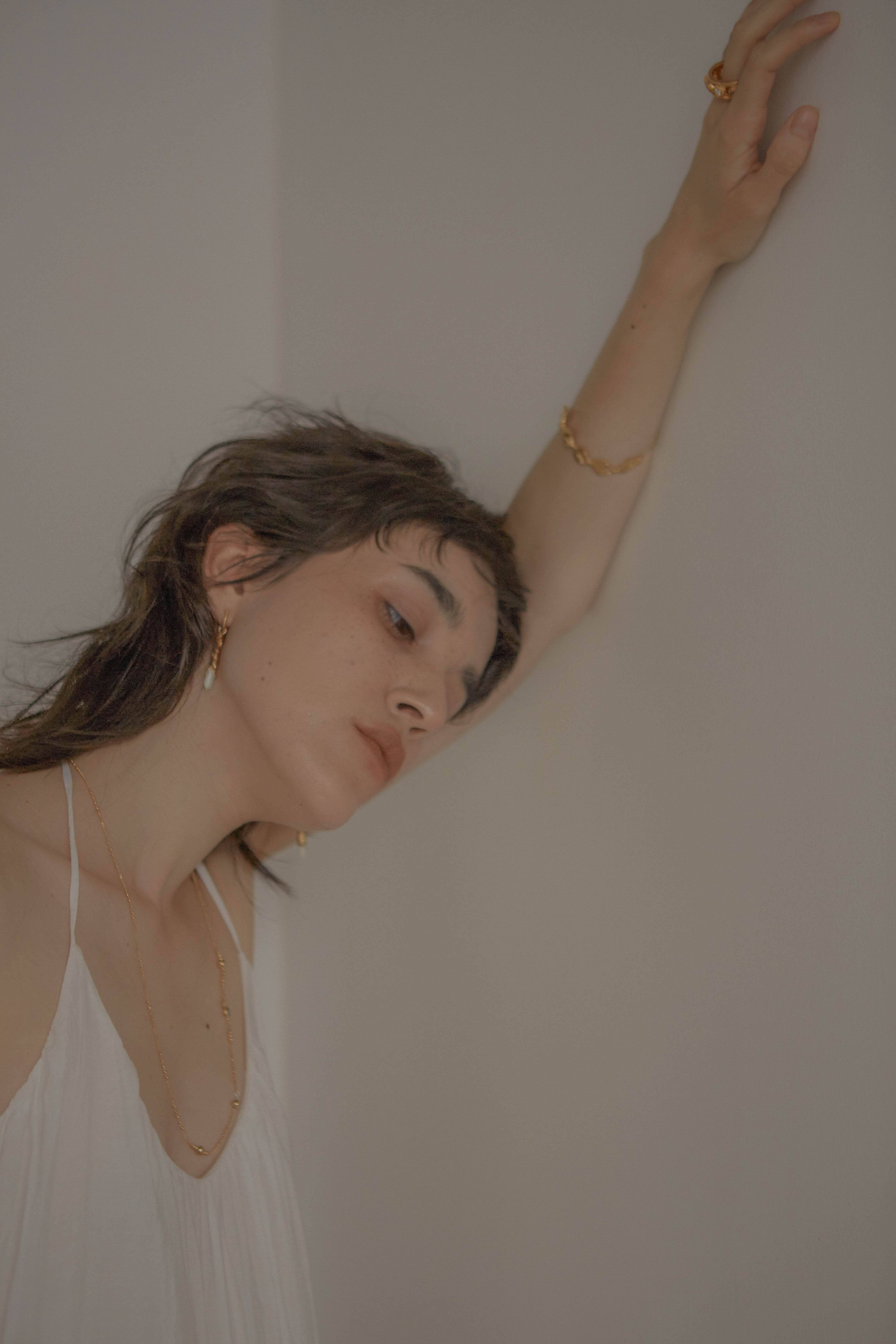 ROPE DROP EARRINGS_GOLD