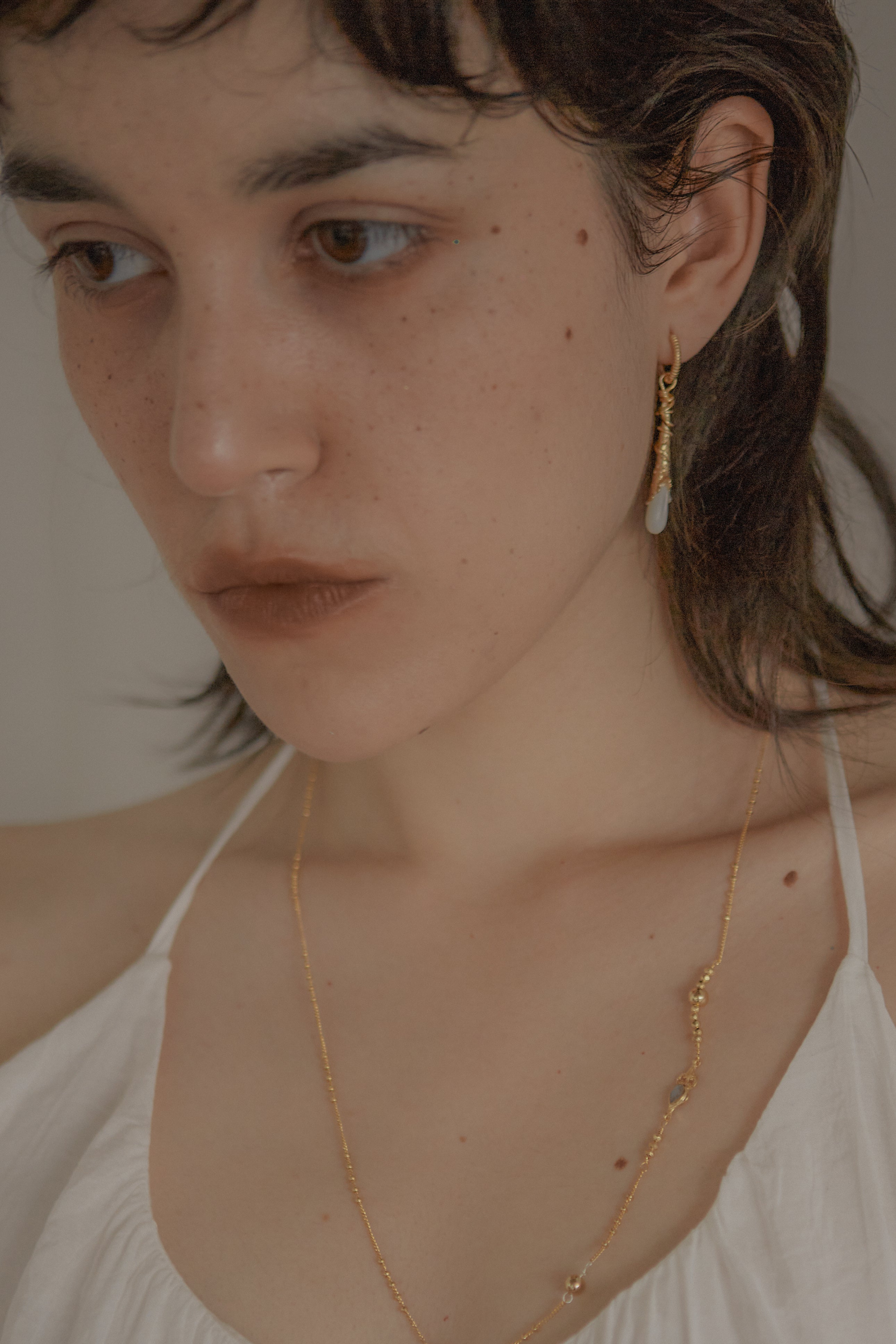 ROPE DROP EARRINGS_GOLD