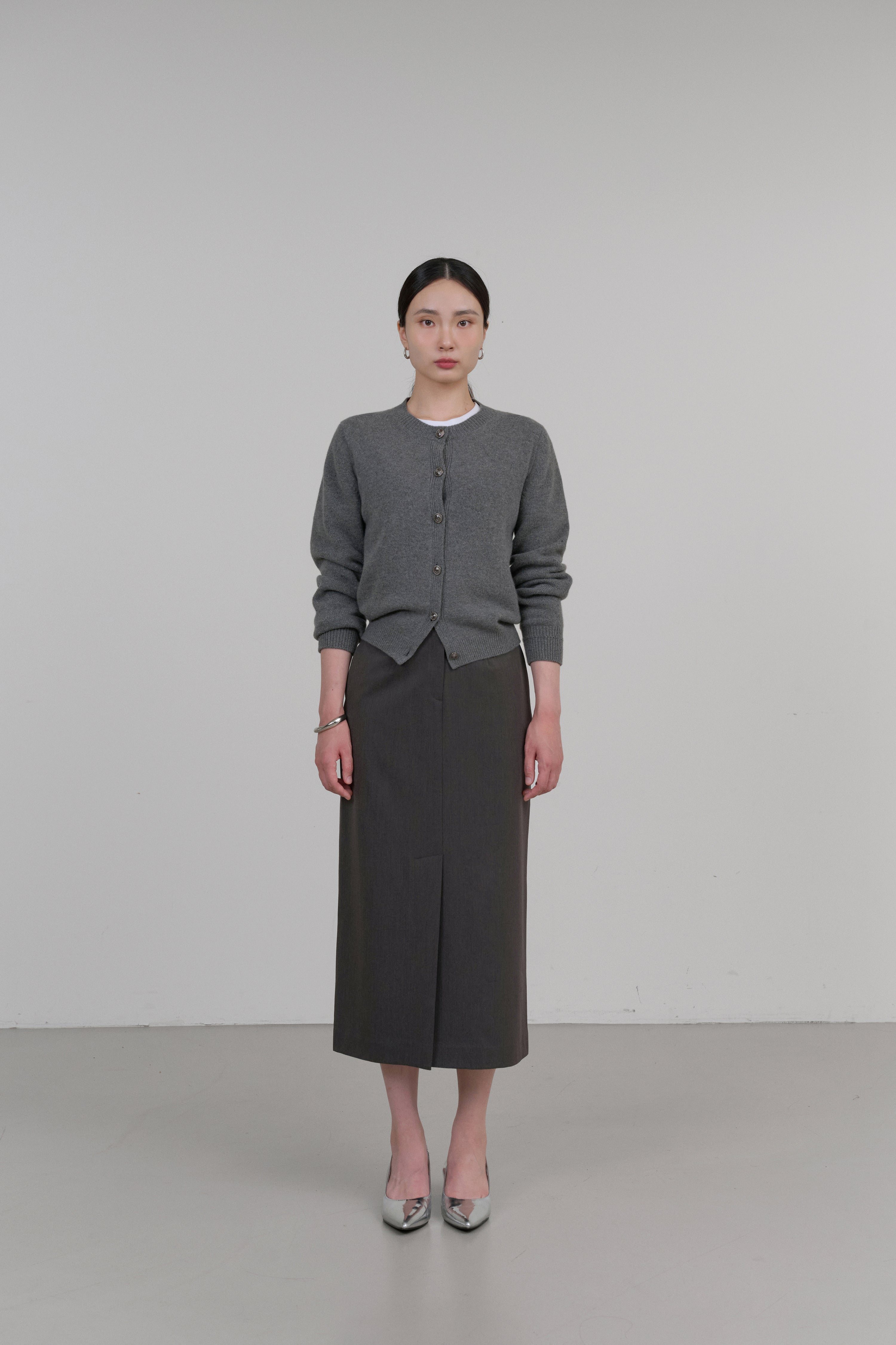 RB CASHMERE CARDIGAN_GREY