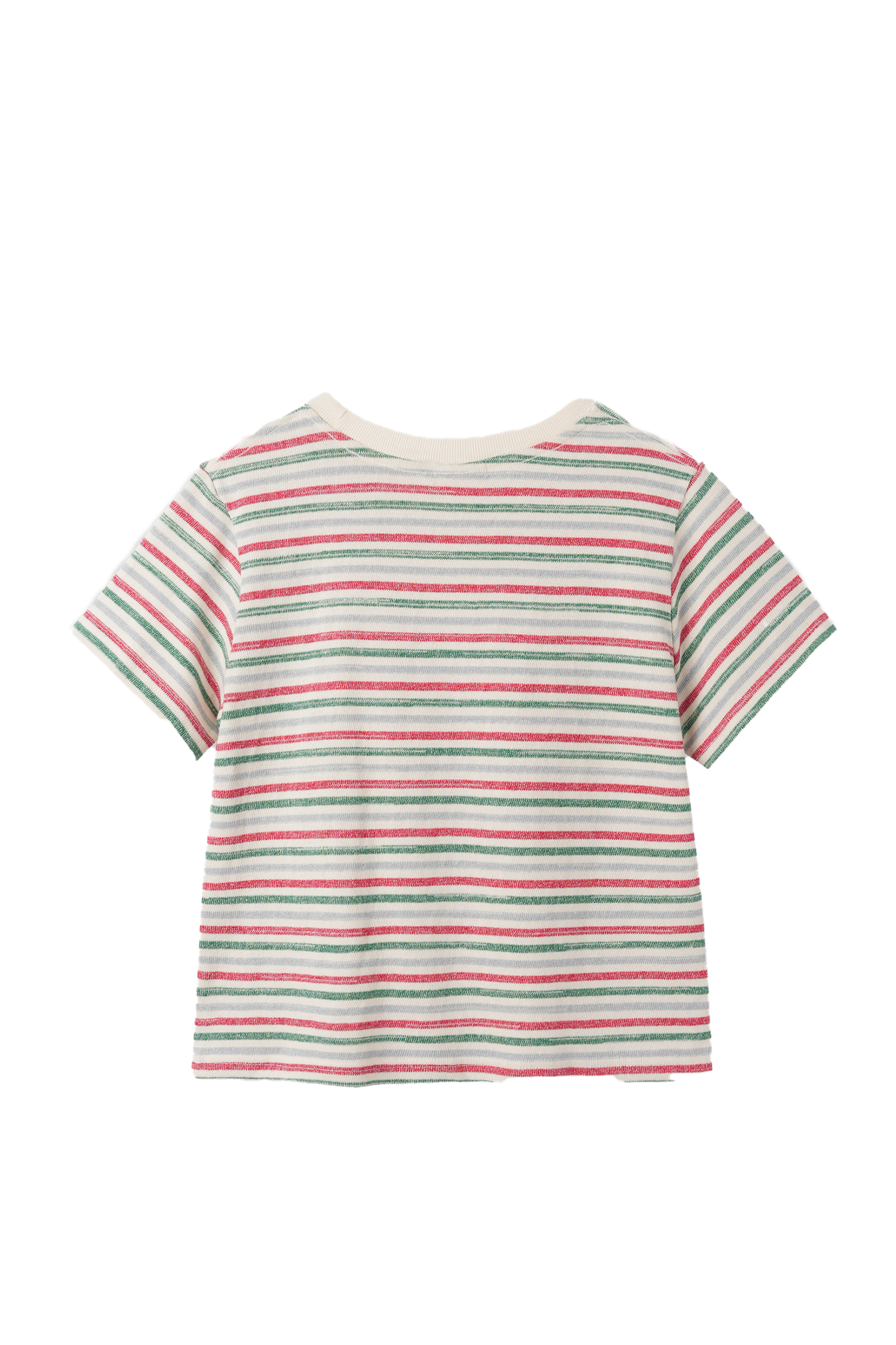 PAINTED STRIPE T-SHIRT_IVORY
