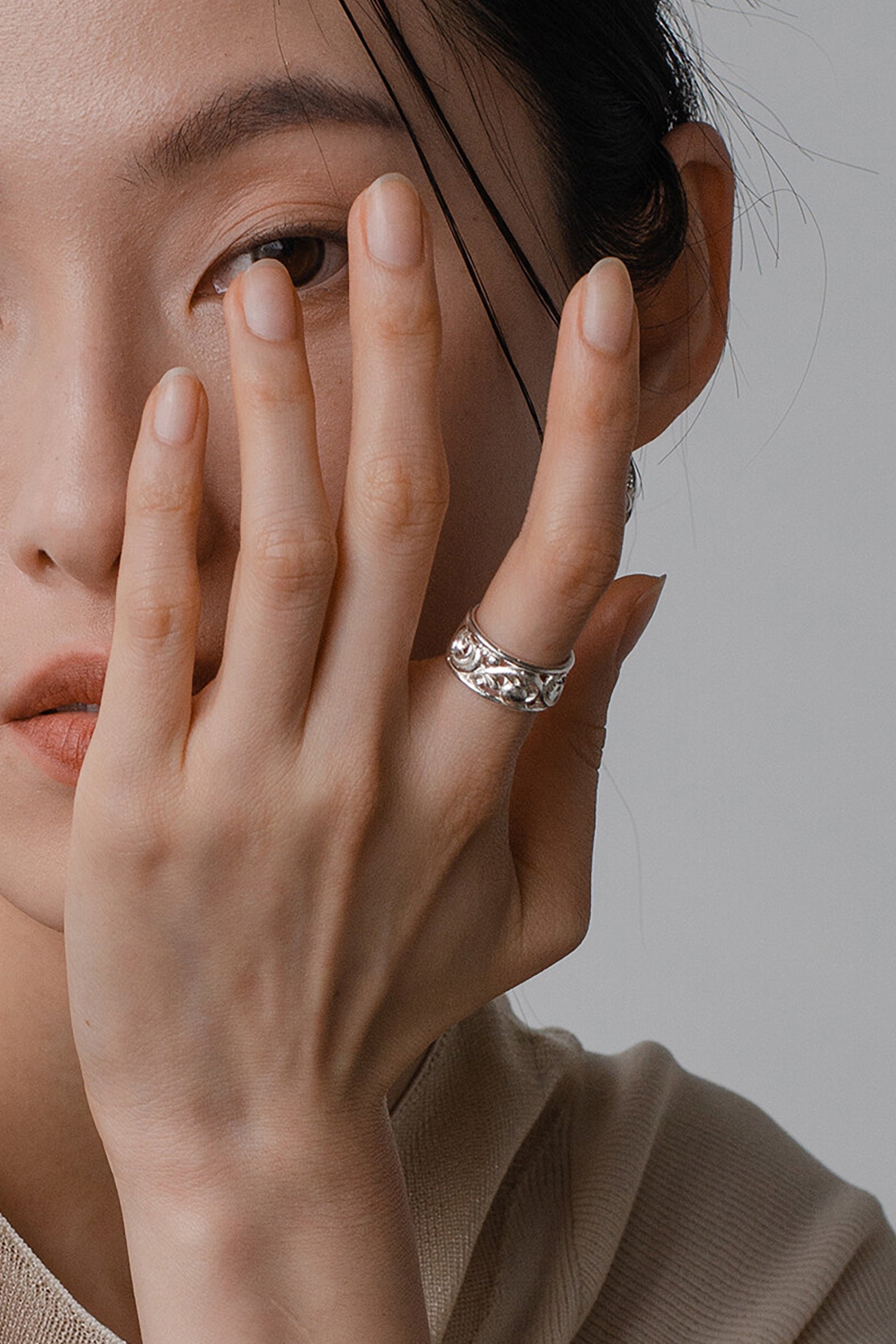 VINE RING_SILVER (BOLD)