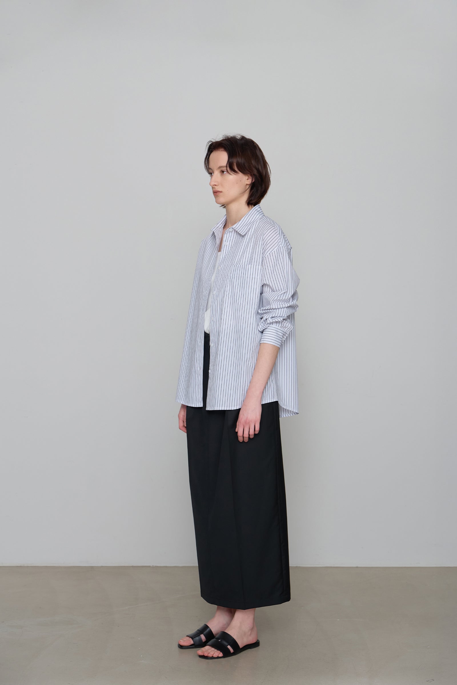 STRIPE POLE SHIRT_WHITE