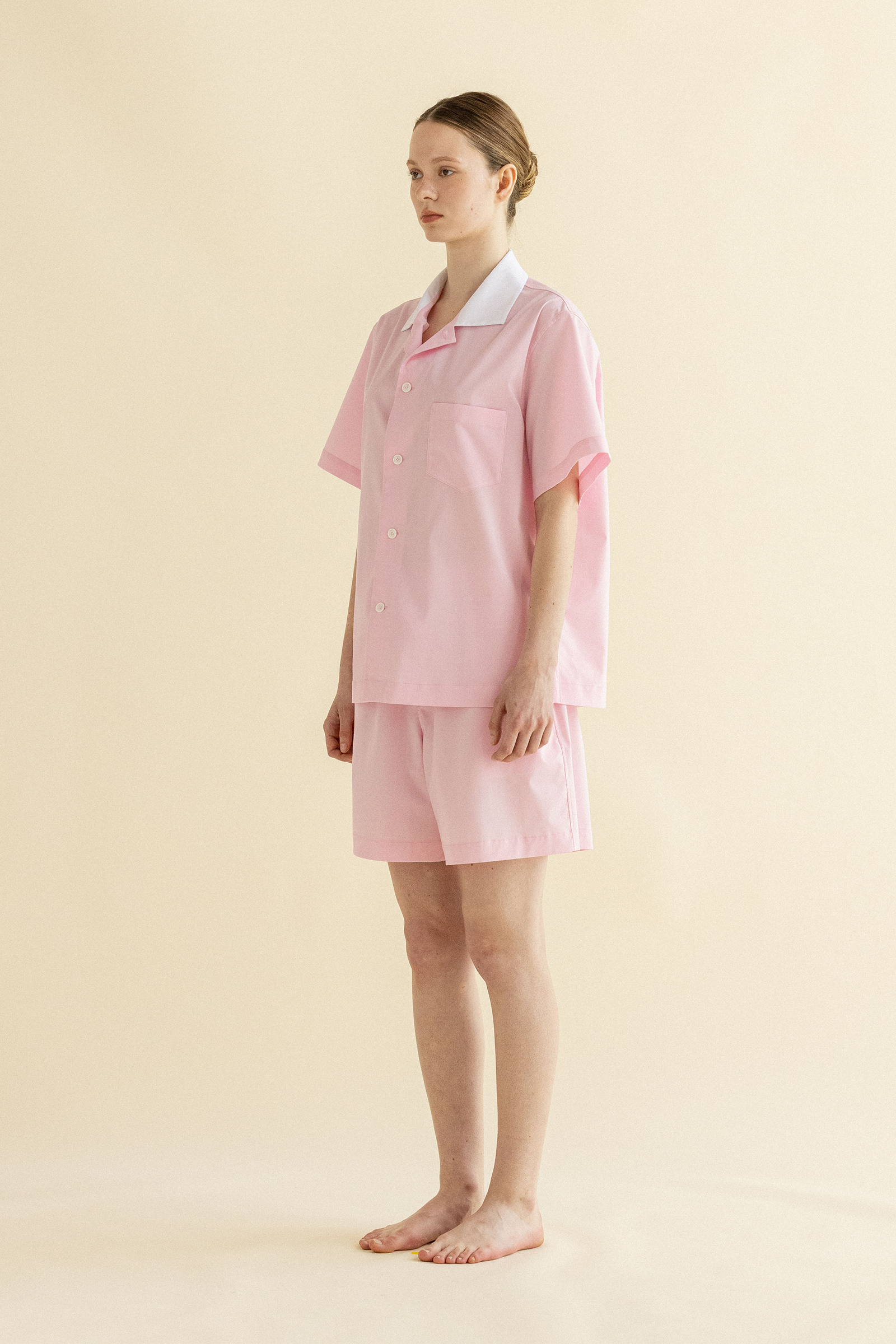 PINK MOOD PAJAMAS SET UP_PINK
