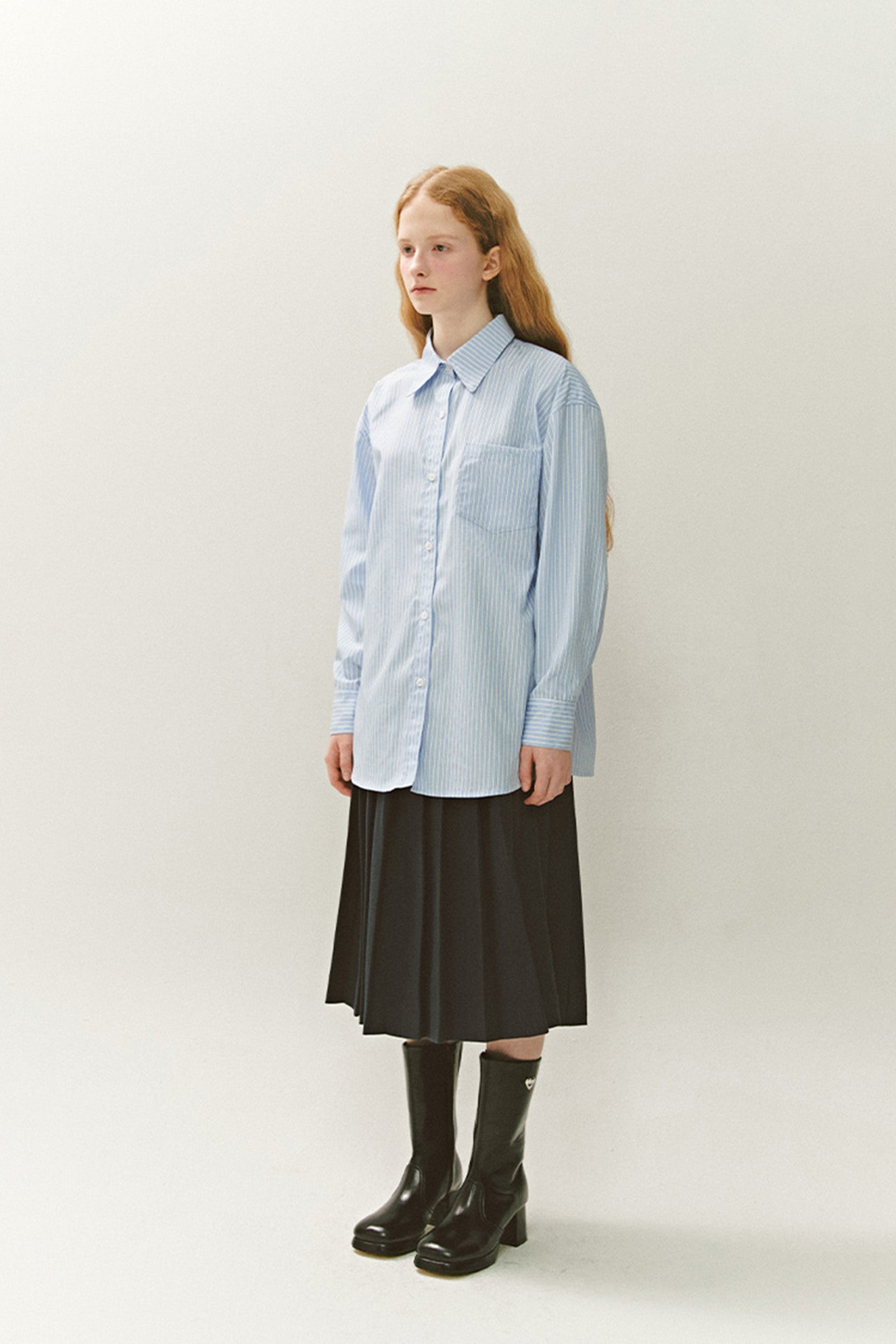 MULTI STRIPE COTTON SHIRTS_BLUE