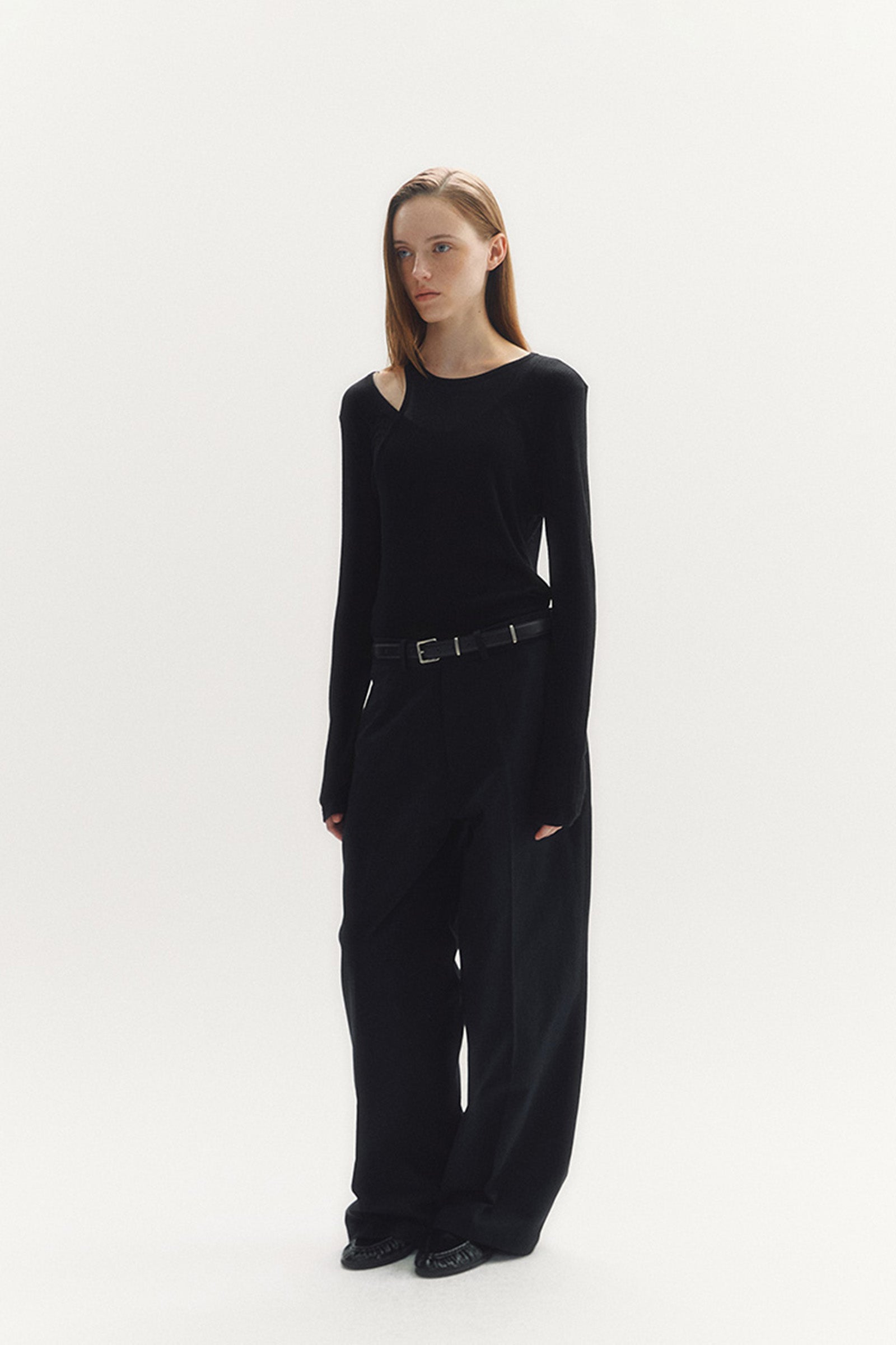 CLASSIC COTTON TROUSERS_BLACK