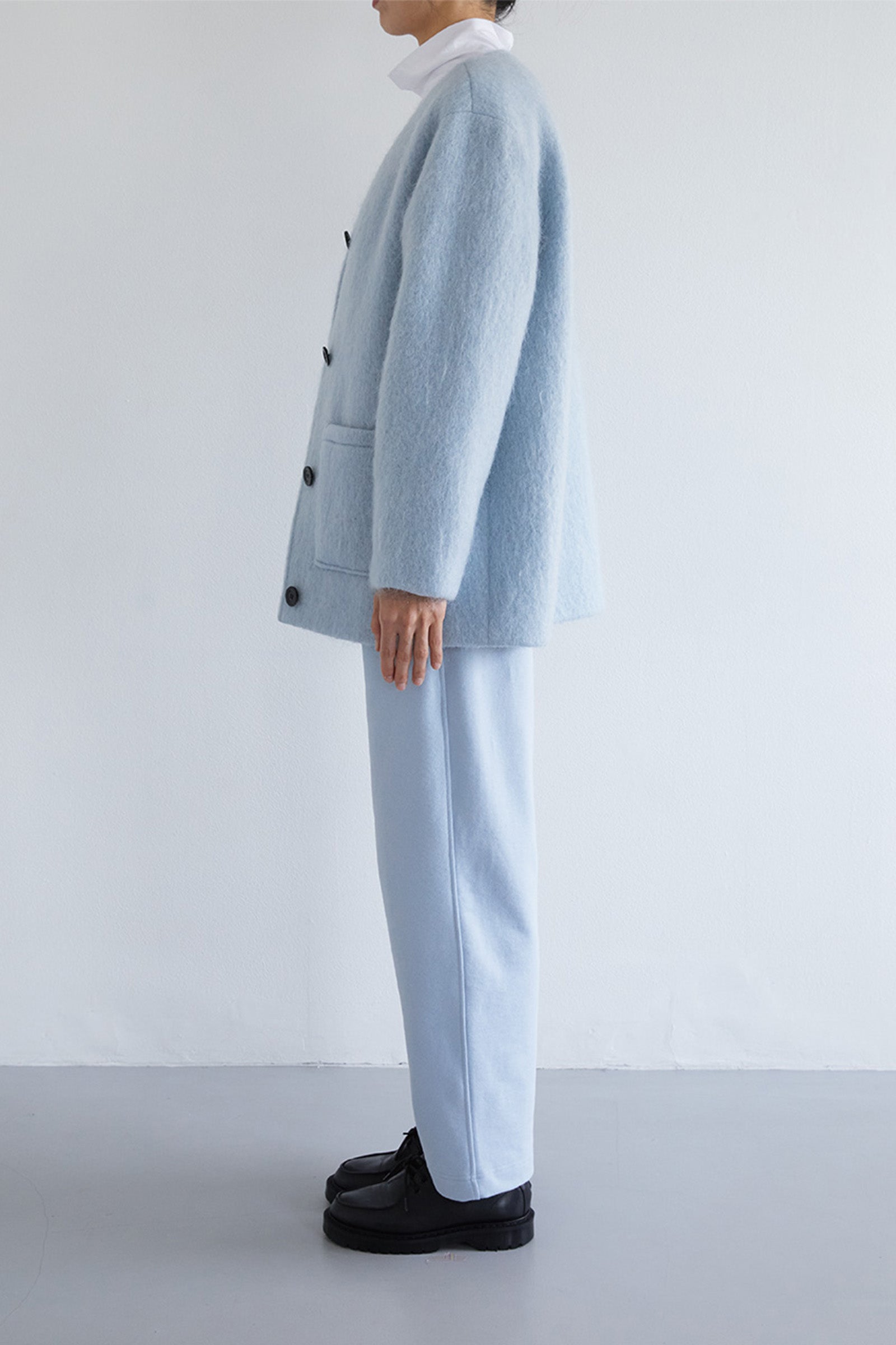 WOOL MOHAIR JACKET_LIGHT BLUE
