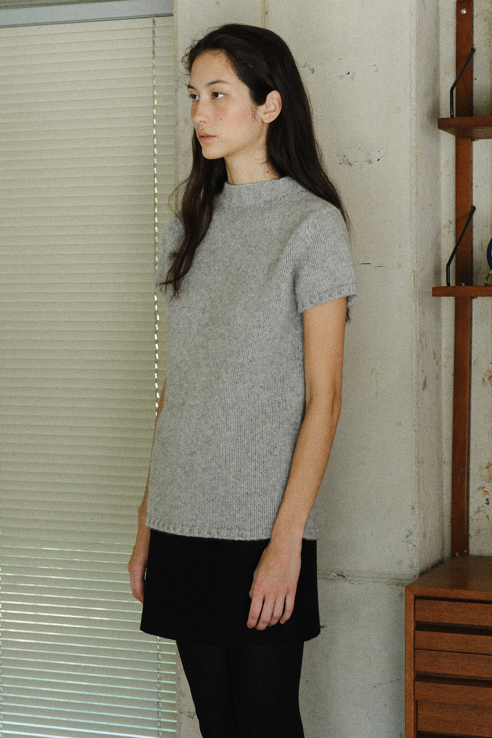 BARNEY ALPACA KNIT_GREY