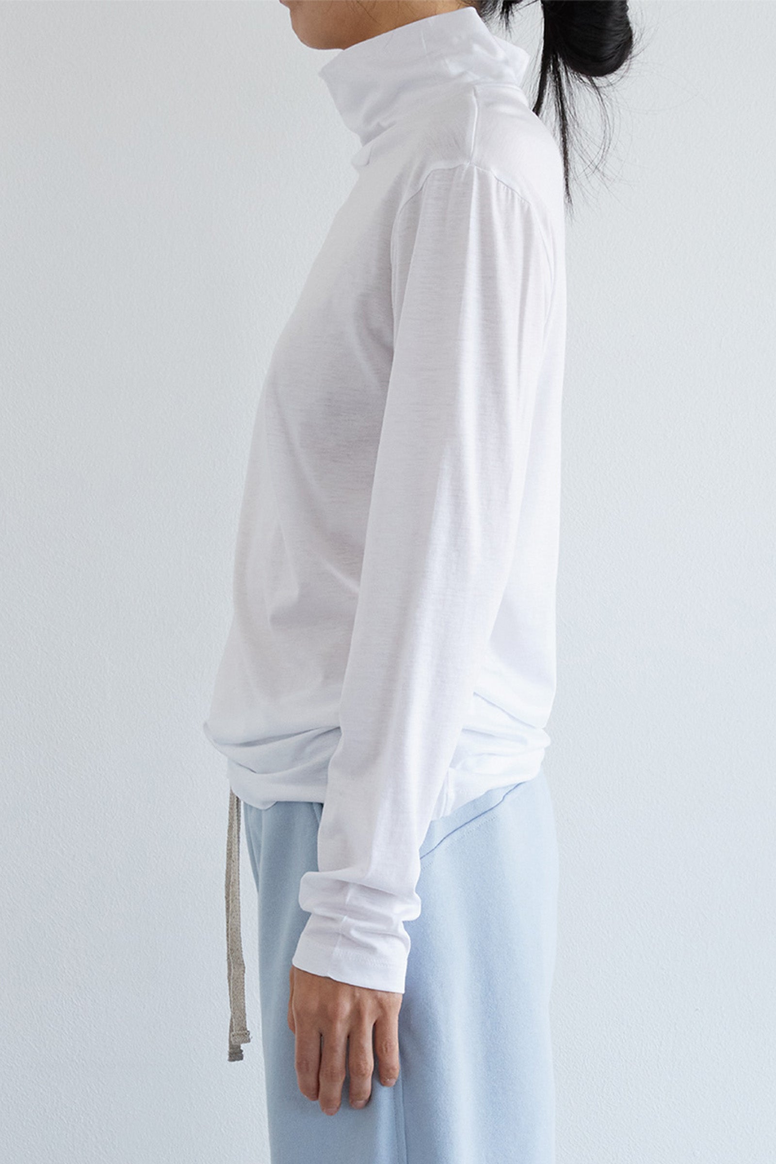 COTTON TENCEL TOP_WHITE