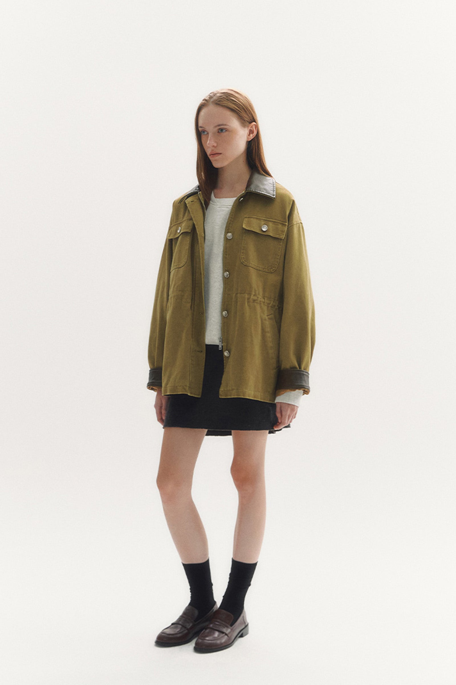 VINTAGE HALF WORK JACKET_BEIGE