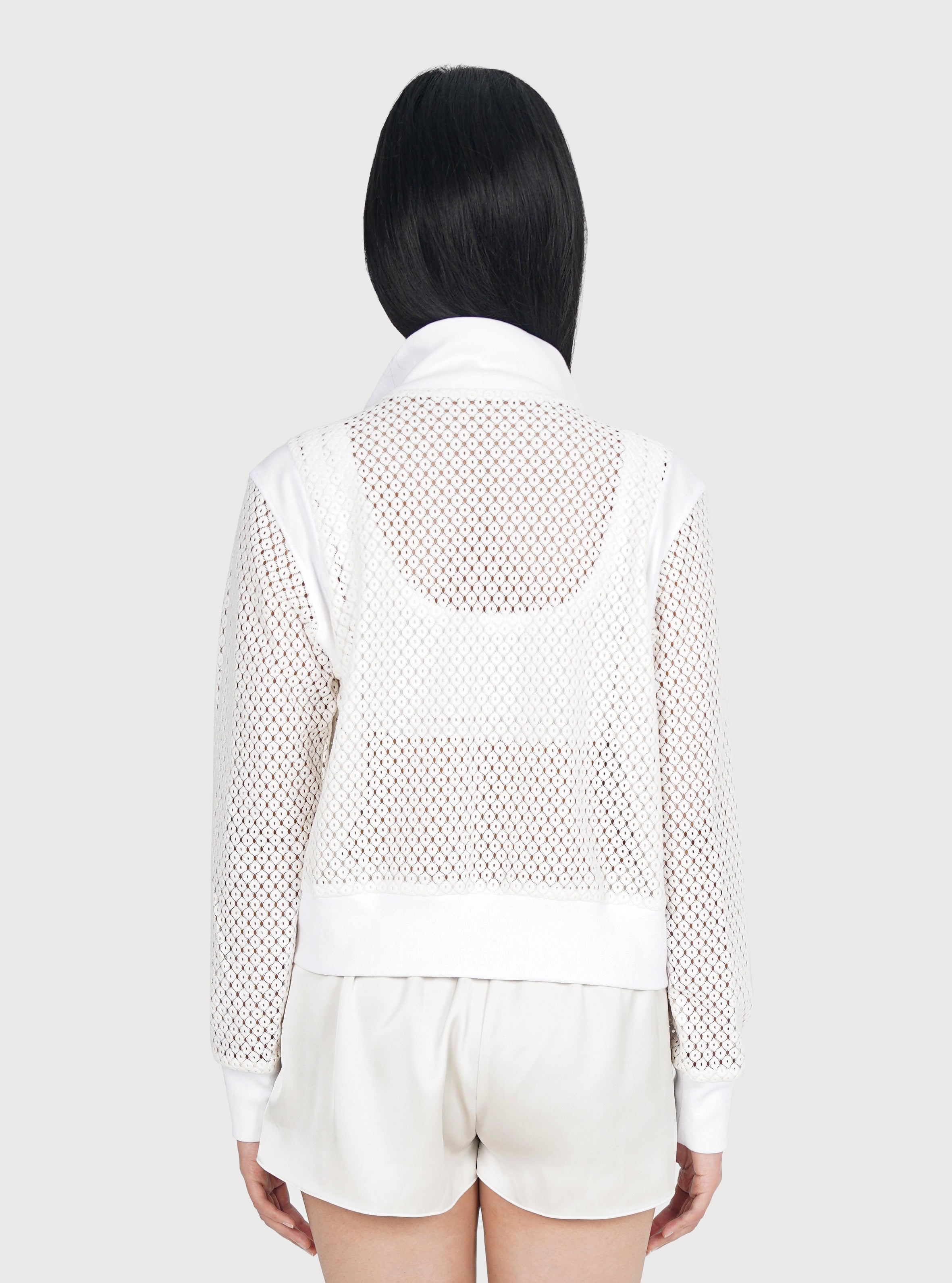 CHANDELIER TRACK JACKET_WHITE