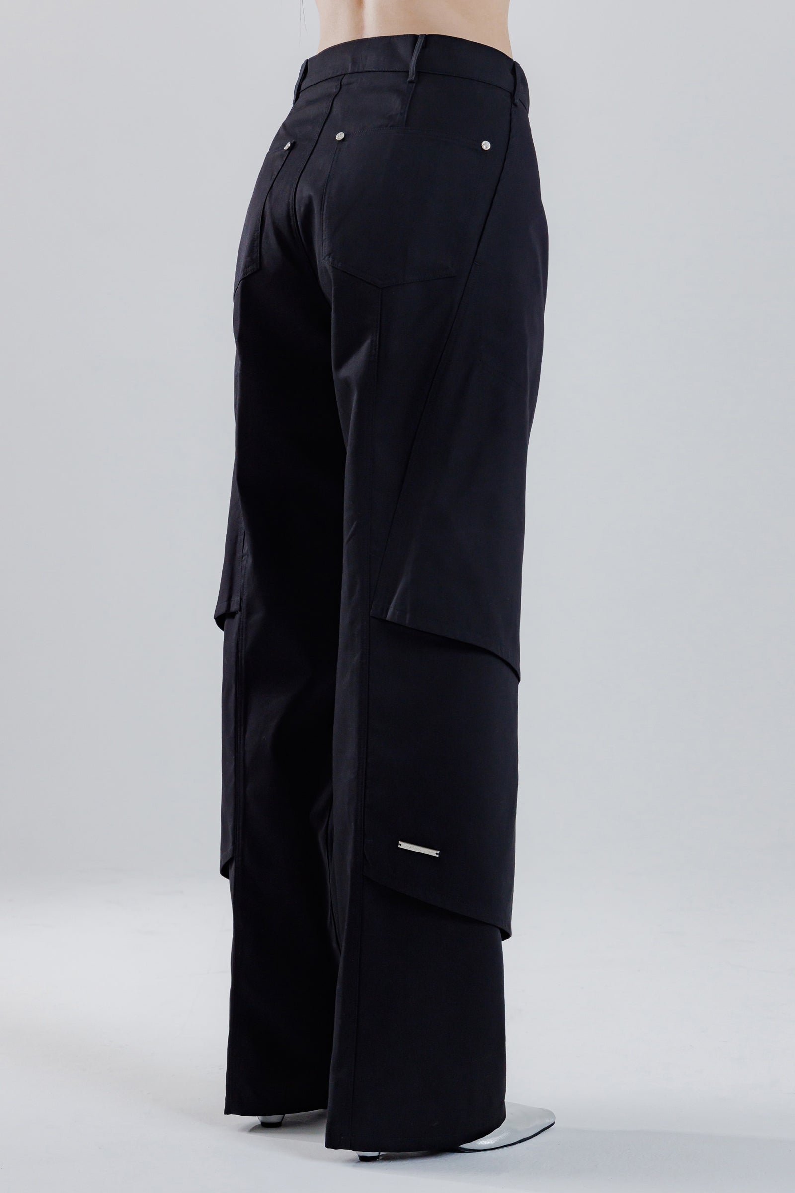 MULTI LAYERED PANTS_BLACK