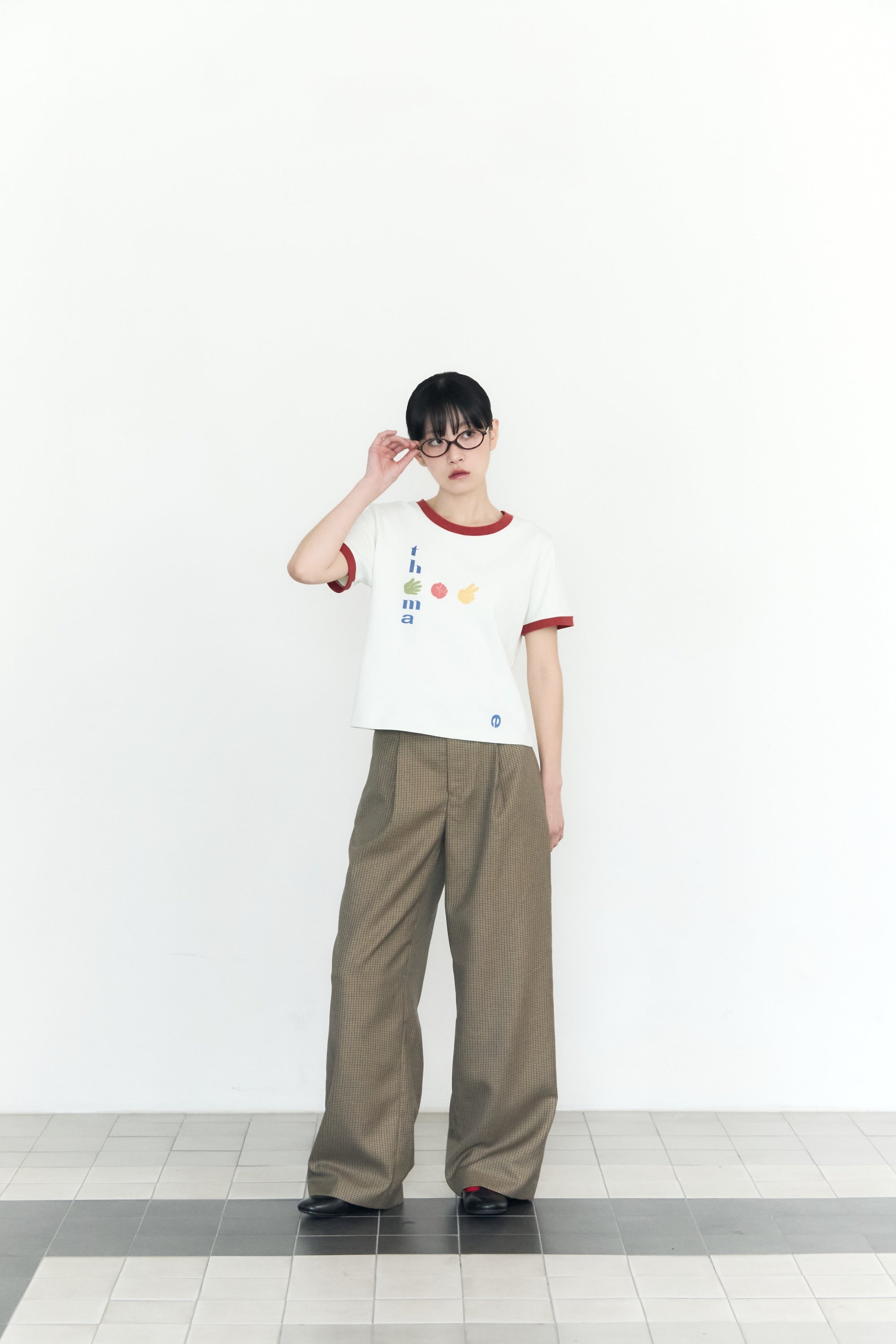 PLAYFUL RINGER TEE_LIME