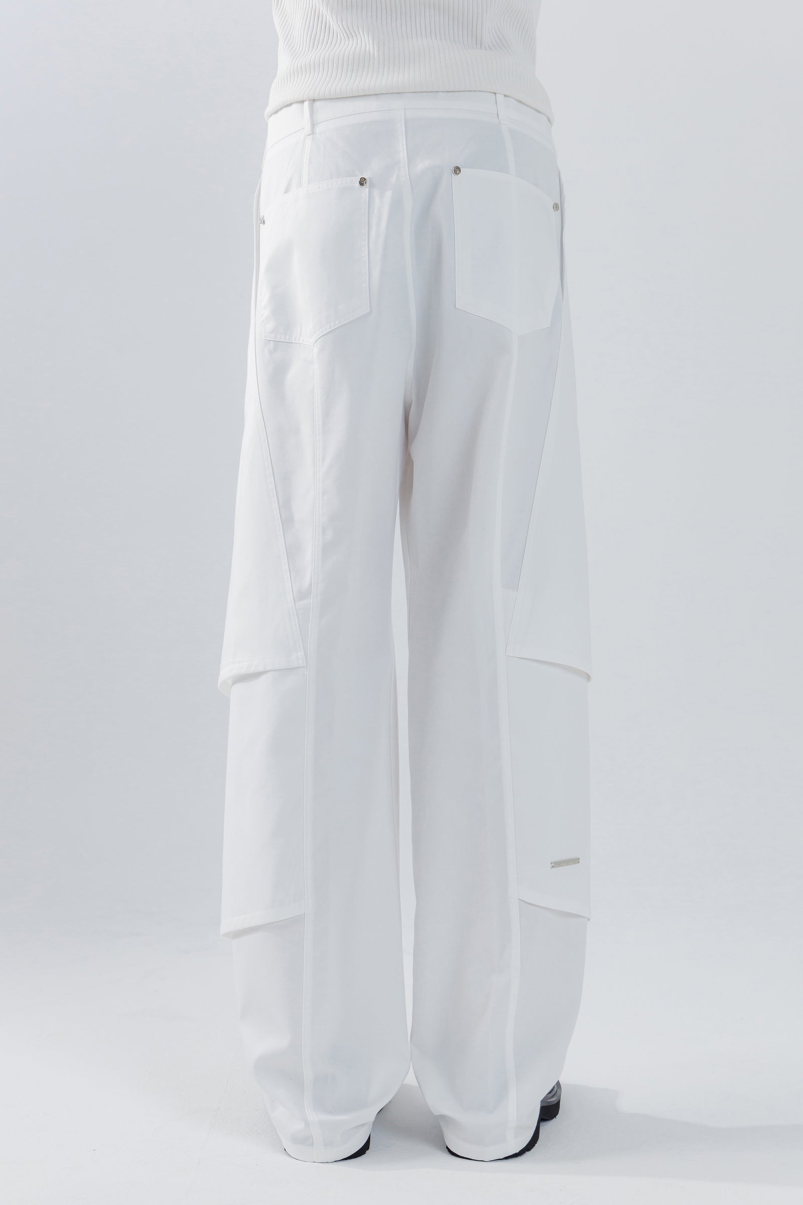 MULTI LAYERED PANTS_WHITE