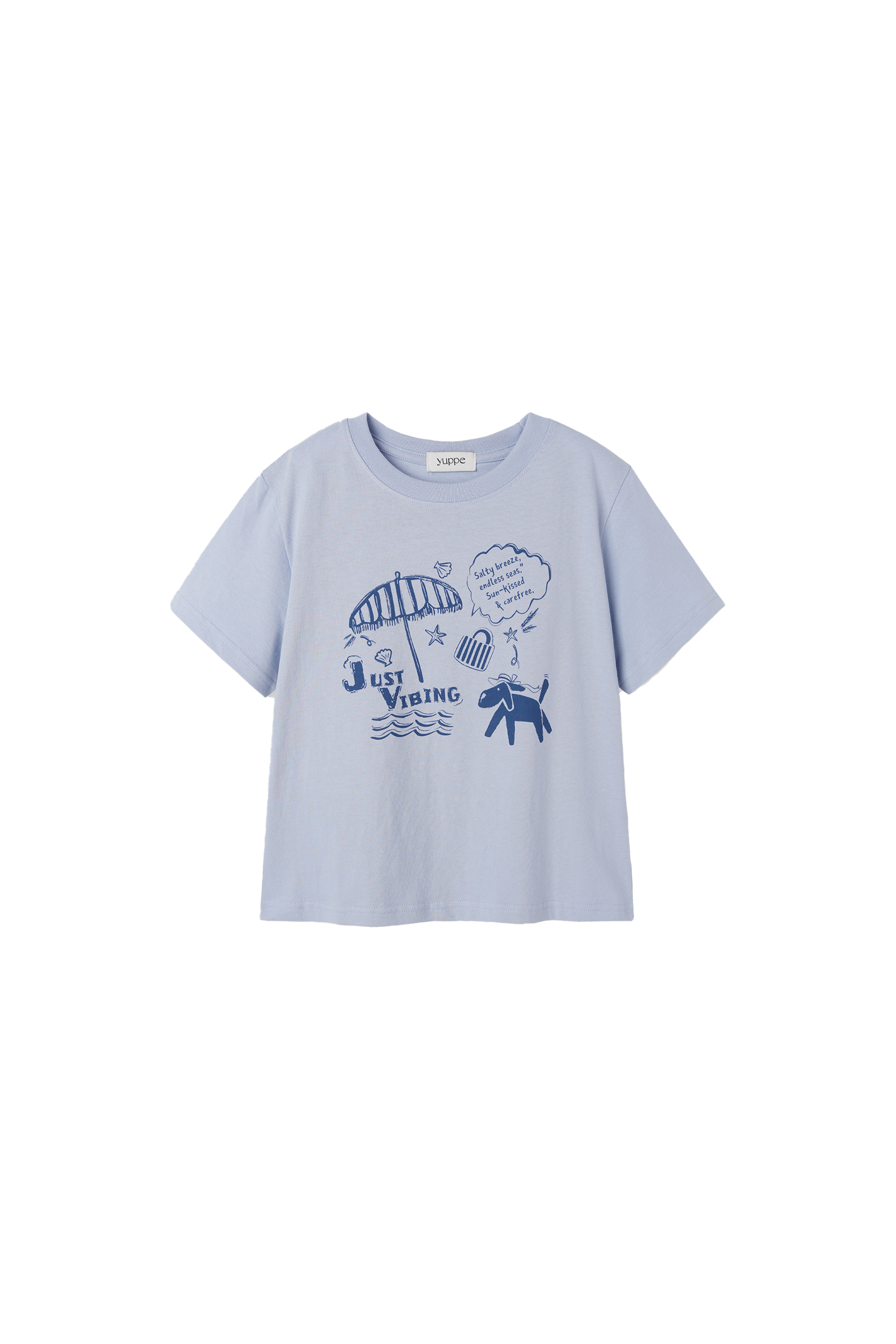 PIKNIC DOG T-SHIRT_SKY BLUE